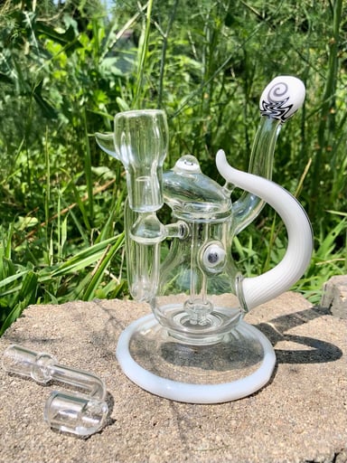 Preview pic of Eric Ross- White Nano w/ Faceted base