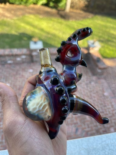 Preview pic of Volta Amber Purple Tripod-Bubbler 