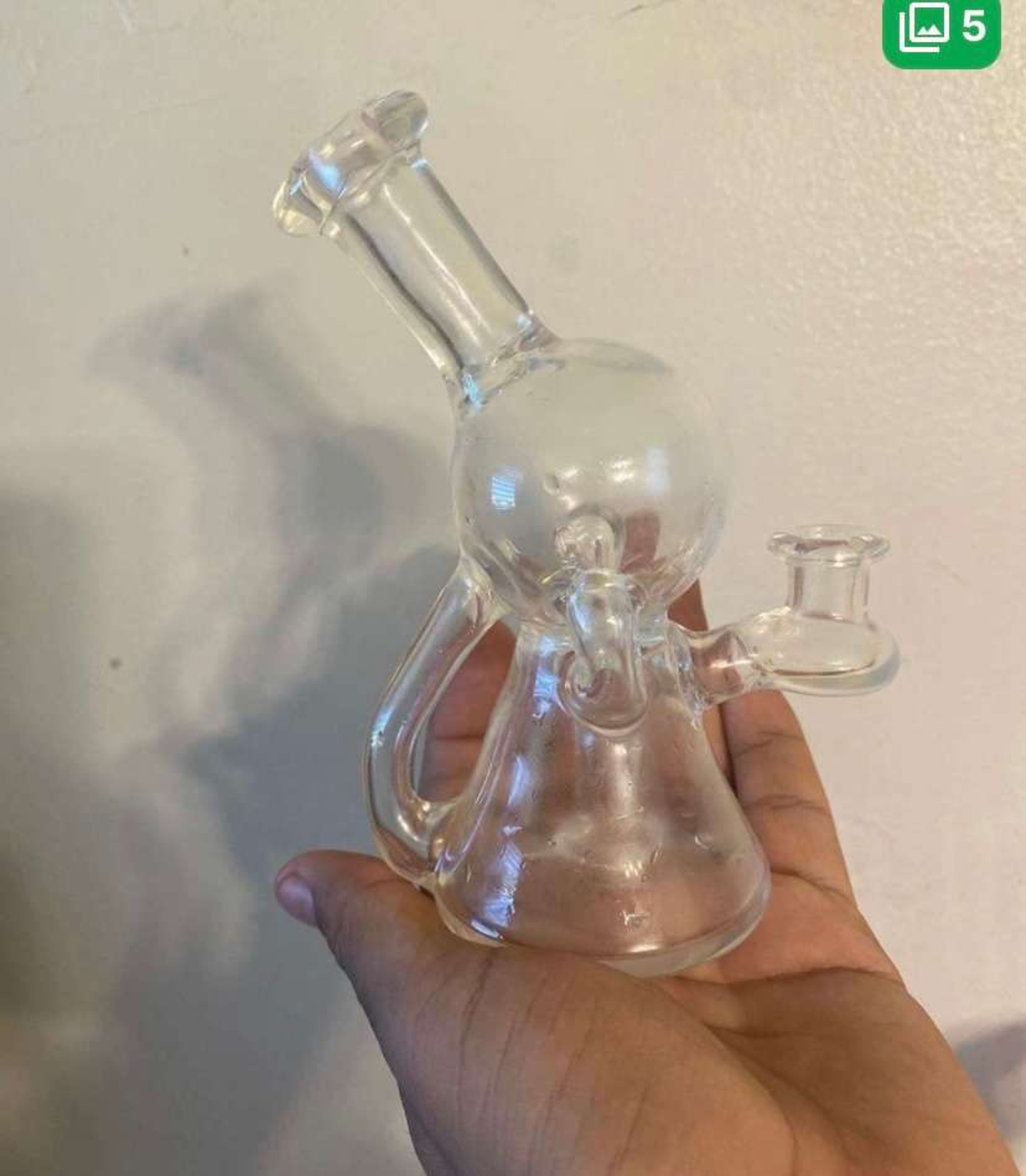 Cloudyglassworks clear bubble dumper and gordo scientific spinner cap image 0