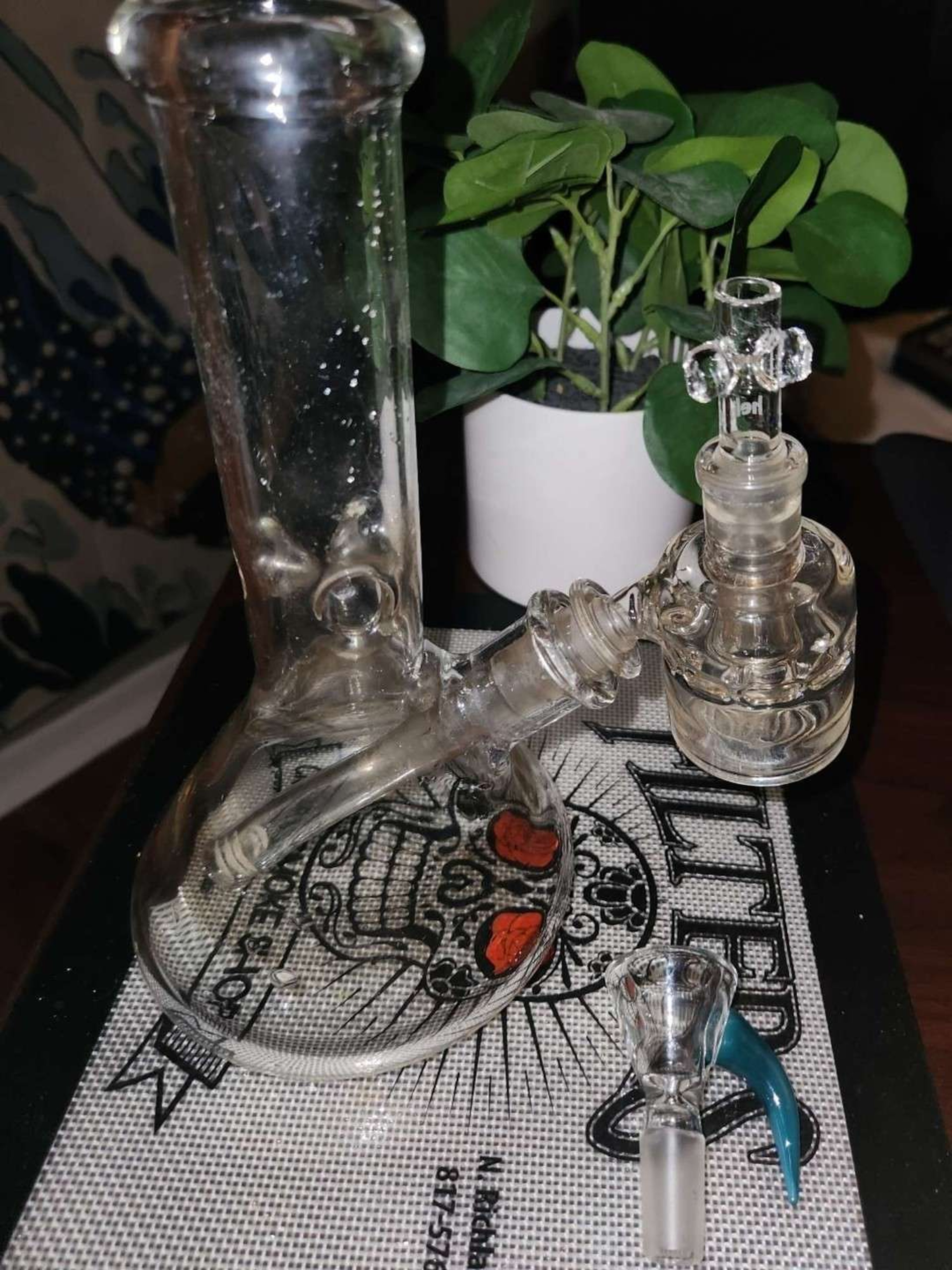 14mm beaker with dry catcher image 0