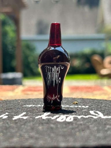 Preview pic of KMace Glass Bubble Cap in OG Red Elvis