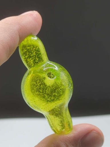 Preview pic of Green bubble cap by @avalanche_glass