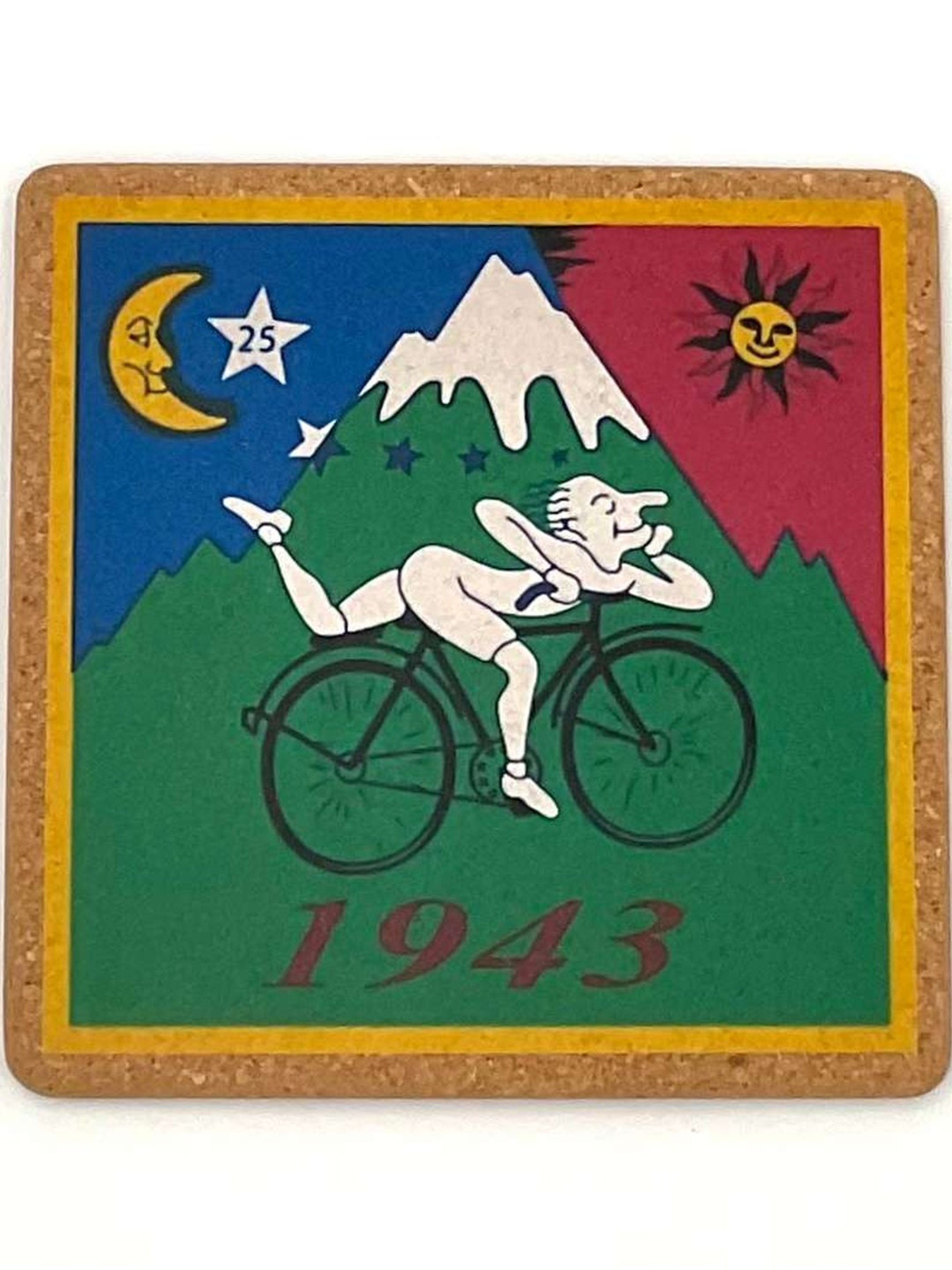 Bicycle Day Blotter Art Mattitude Mat image 0