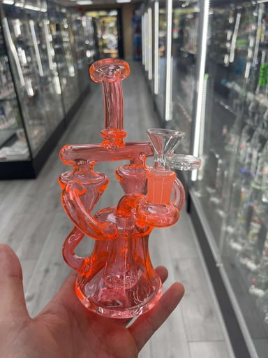 Preview pic of Dual uptake dual drain recycler ornage