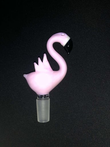 Preview pic of Empire glassworks 14mm, 1 hole Flamingo