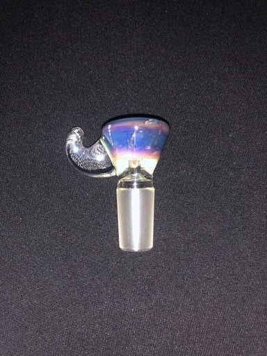 Preview pic of Glass distractions slide 14mm, 1 hole amber purple