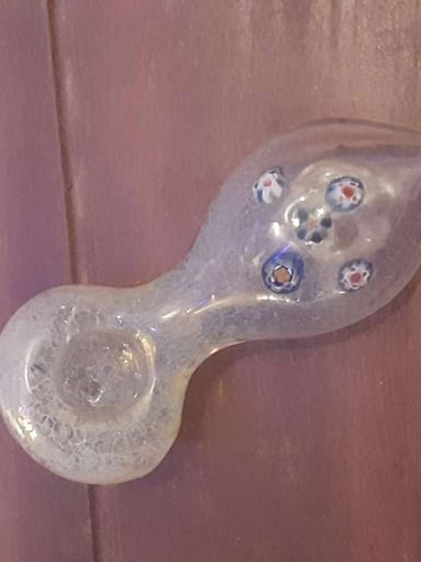 Preview pic of Collectible,BRAND-NEW,🌺 ThicK glass,🌼wide-body 🏵spoon w🌸/flowers