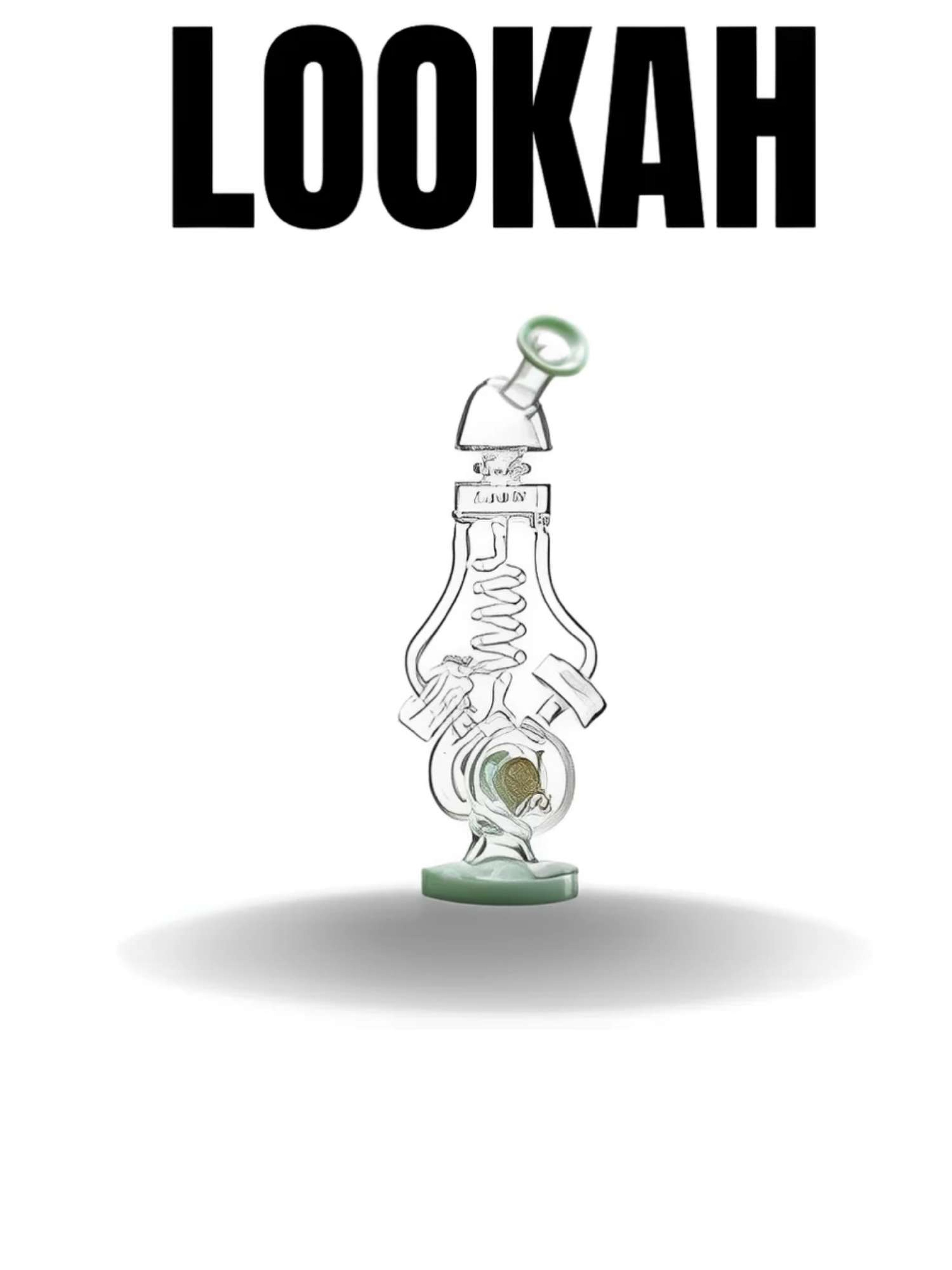 Lookah® - 15" Recycler UFO Robot Multi Perc Water Pipe Bong image 0