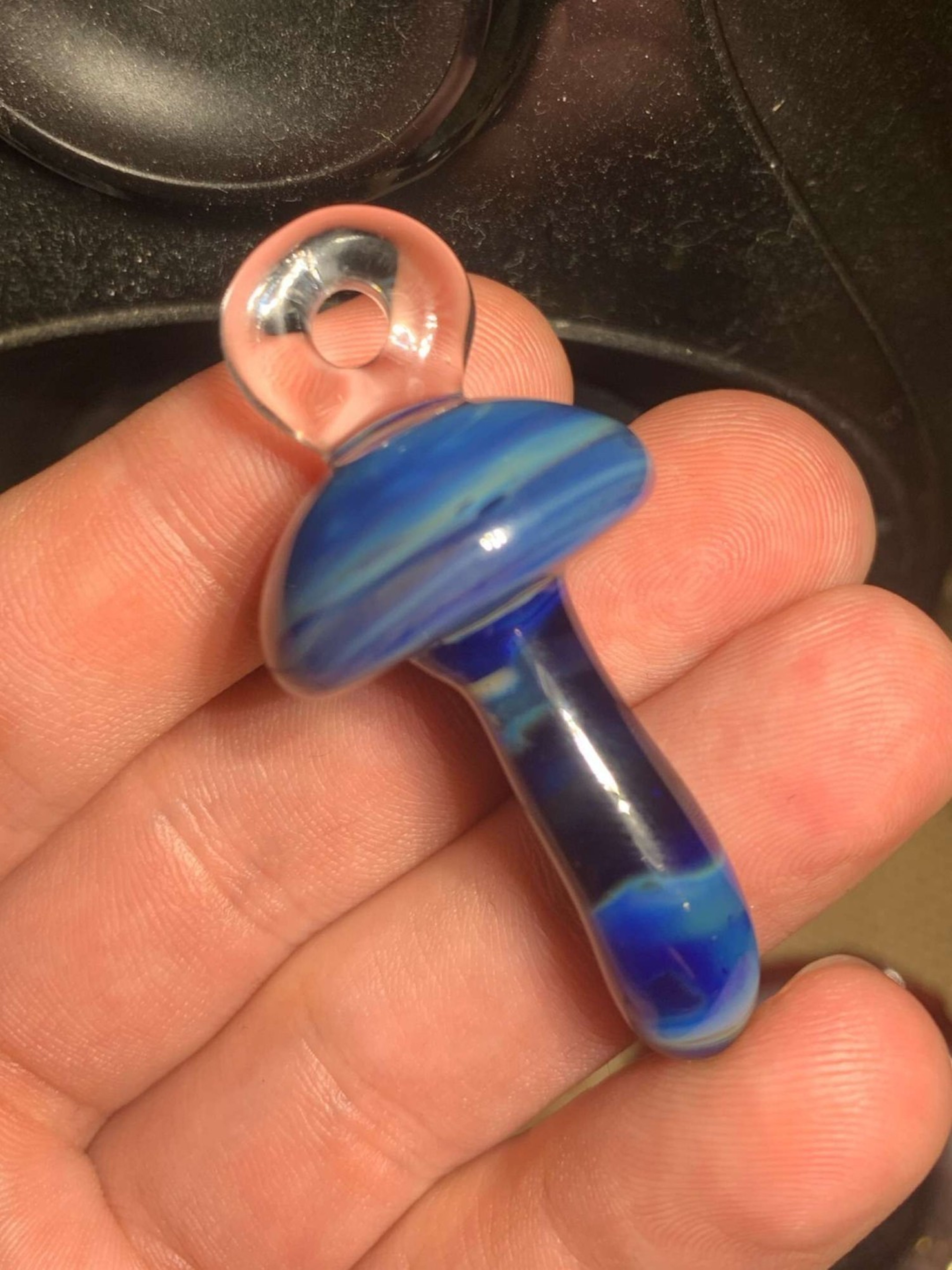 Preview pic of Blue Mushroom Pendant