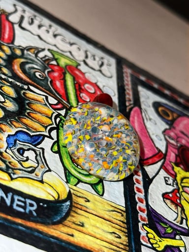Preview pic of Glass Oasis Abstract Pendant