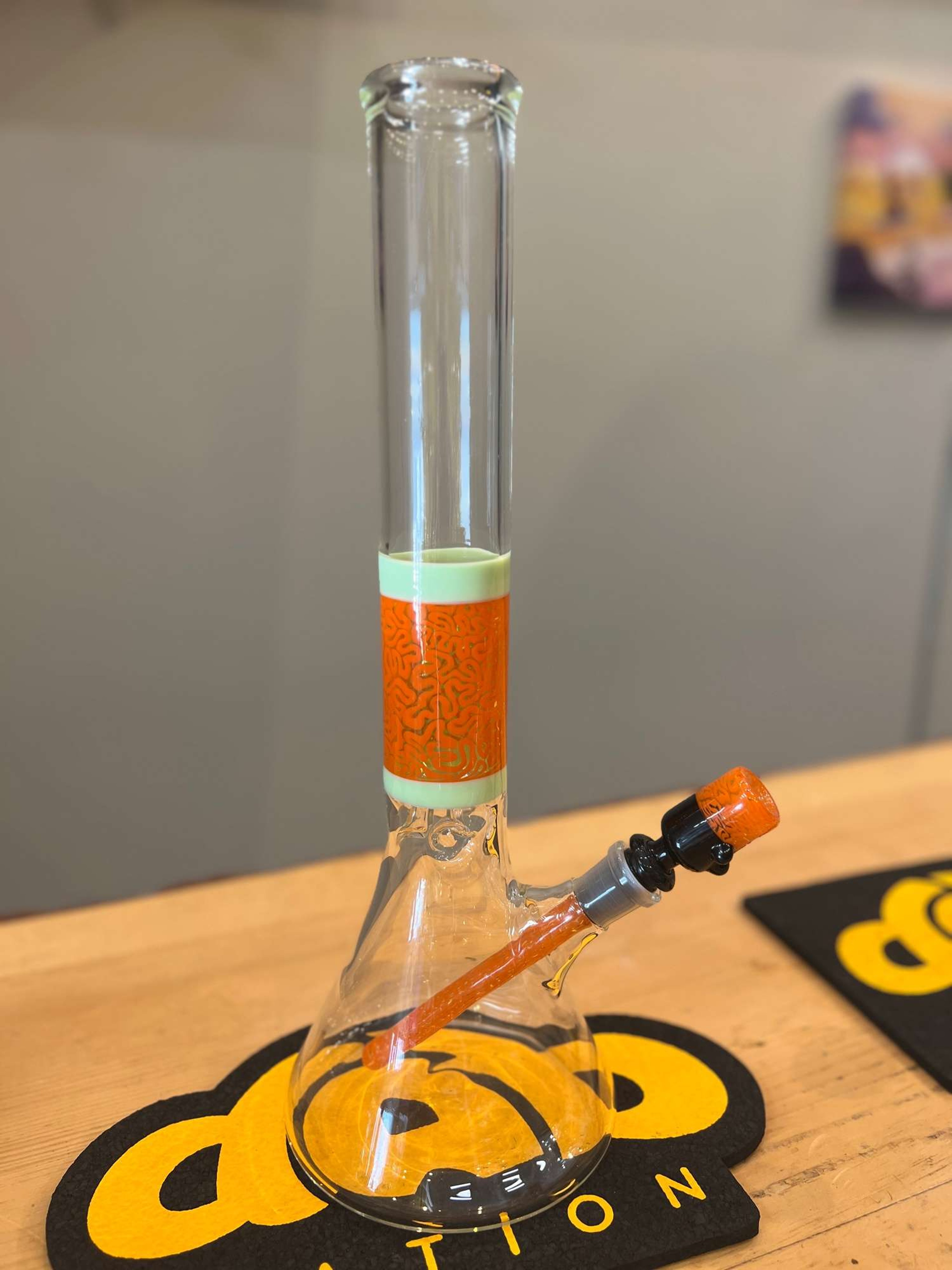 Algae Glass Beaker Bongs image 0