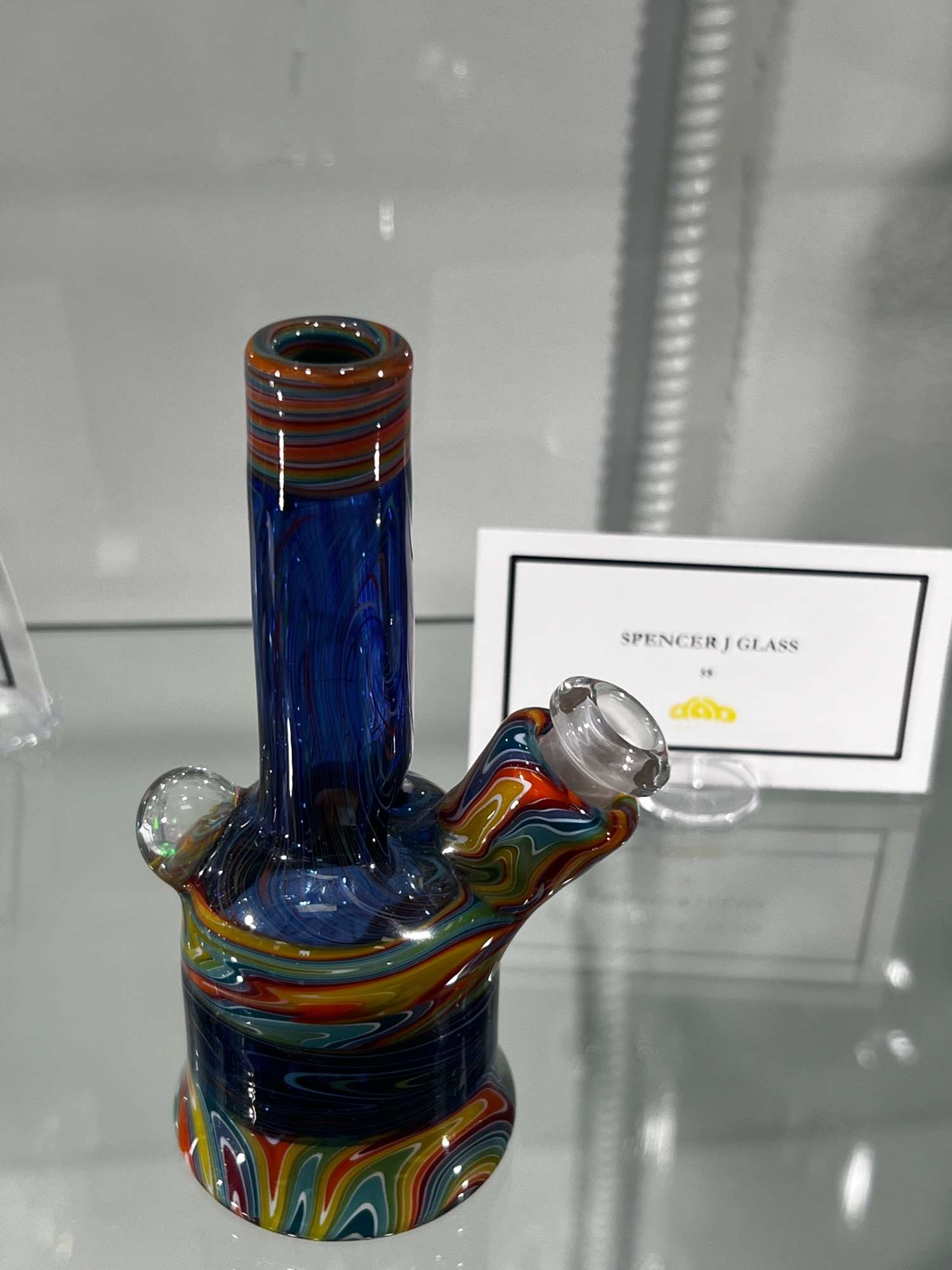 SPENCER J RAINBOW LITE COBALT w/ OPAL MINI RIG image 0