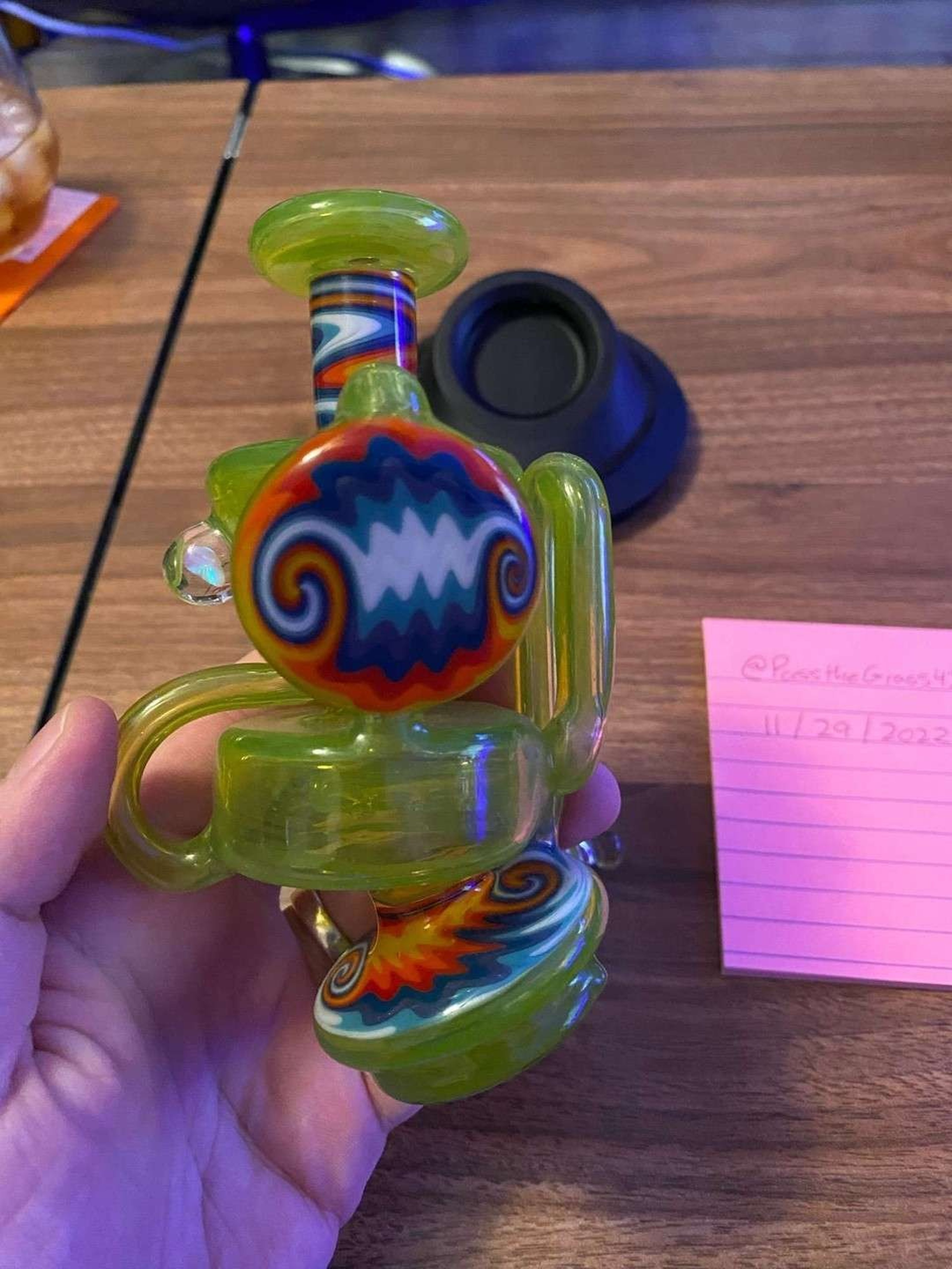 Dual Recycler Puffco Glass Top (no base) image 0