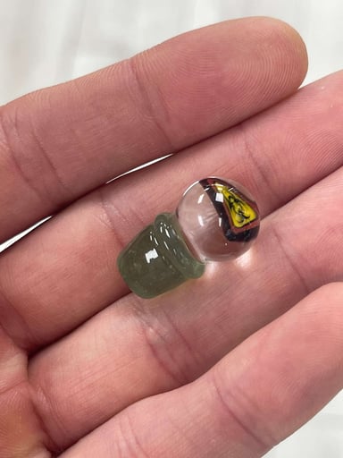 Preview pic of Puffco peak pro oculus cap plug with bio hazard milli image