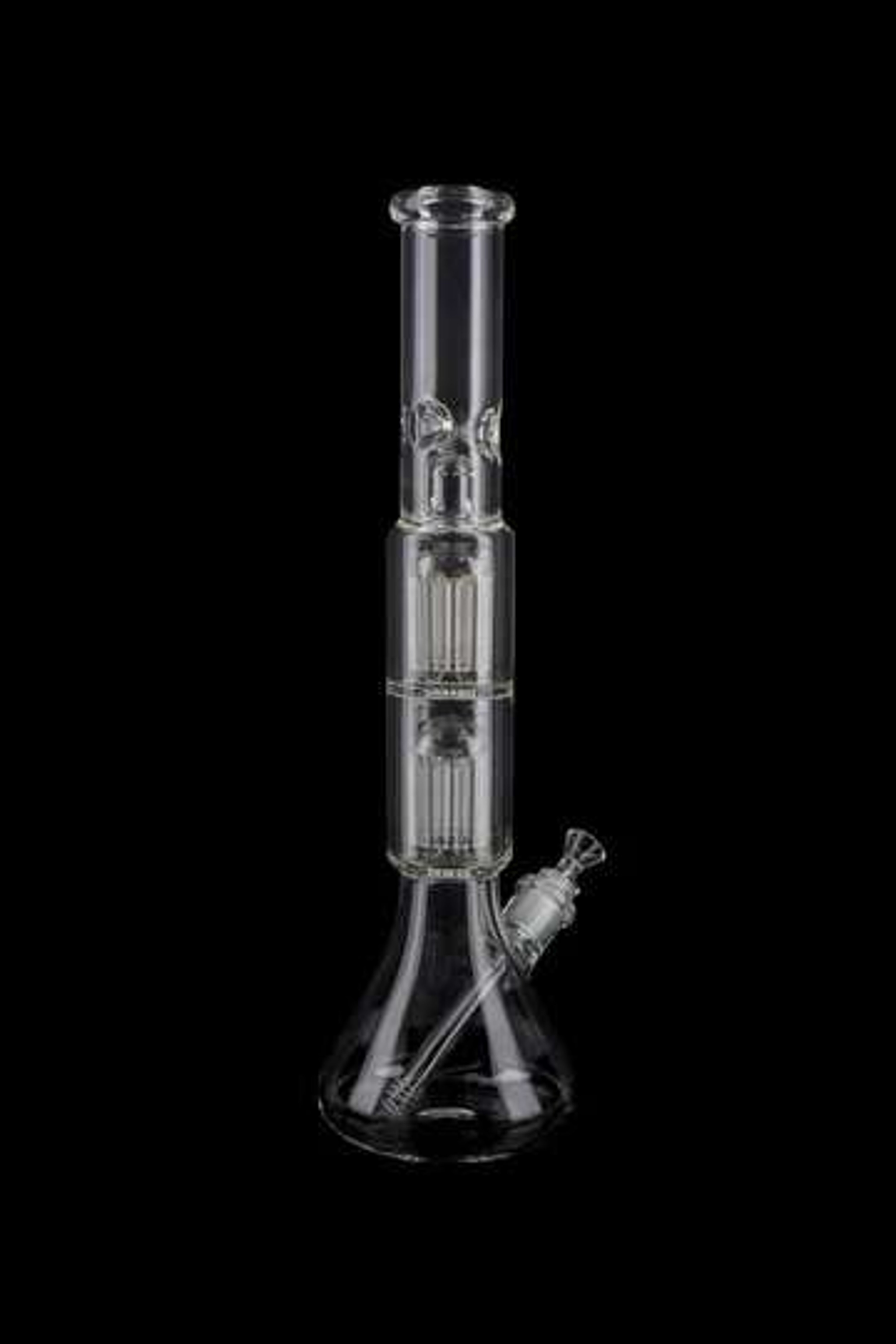 Beaker Base Ice Bong with Double Tree Perc image 0