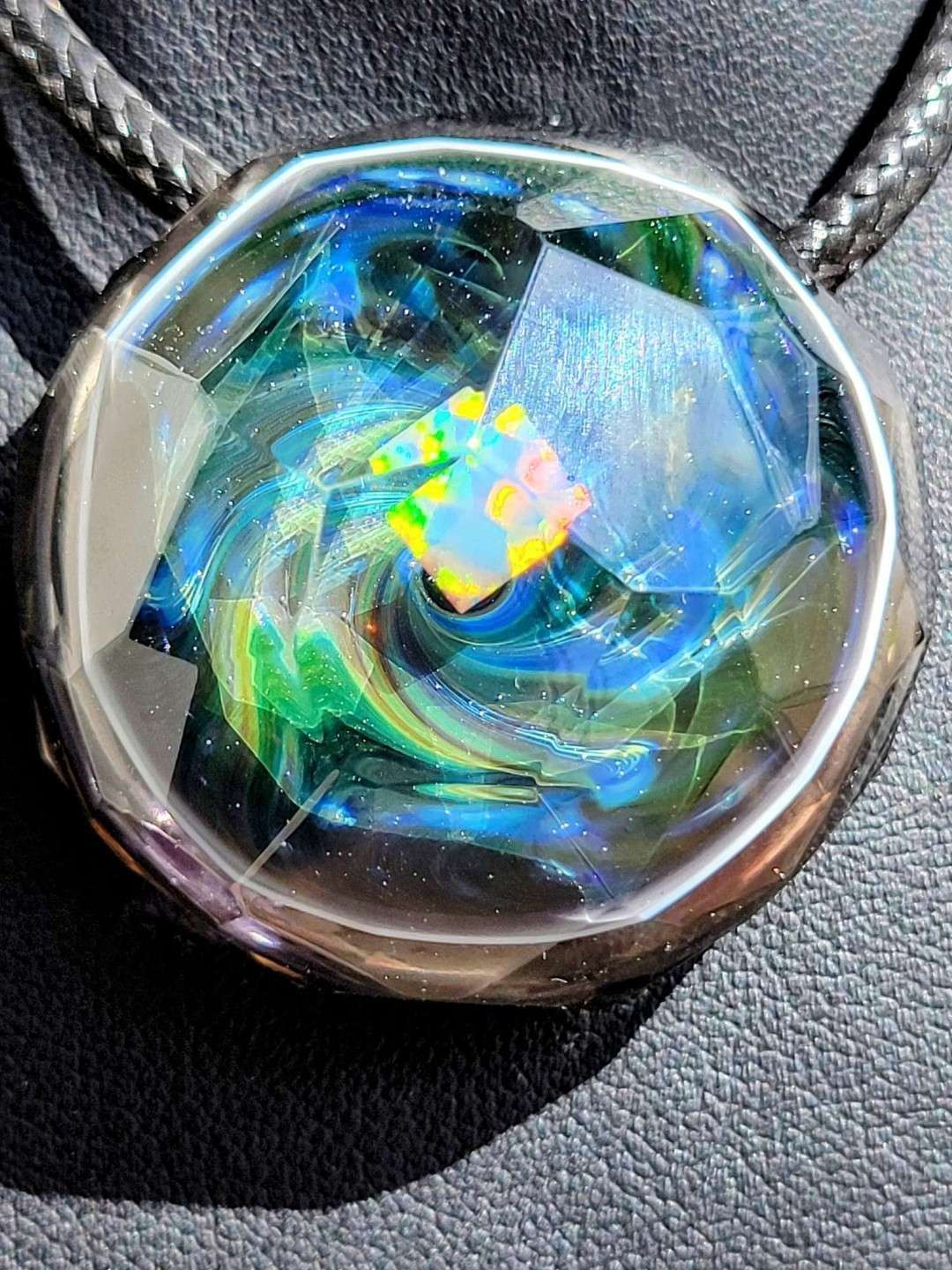 Faceted, Turner Church galactic pendant image 0
