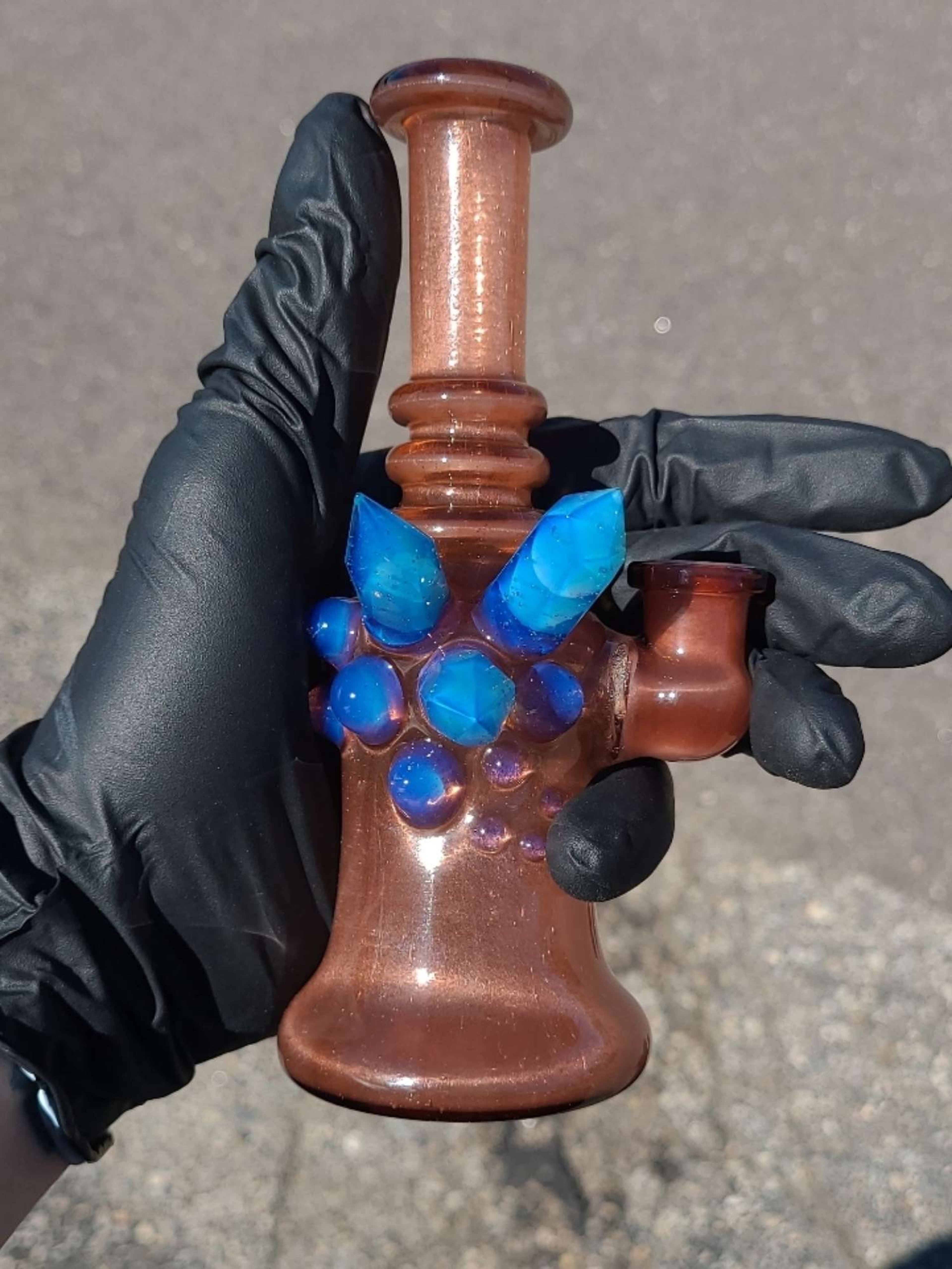 Preview pic of Raya Glass brown and blue