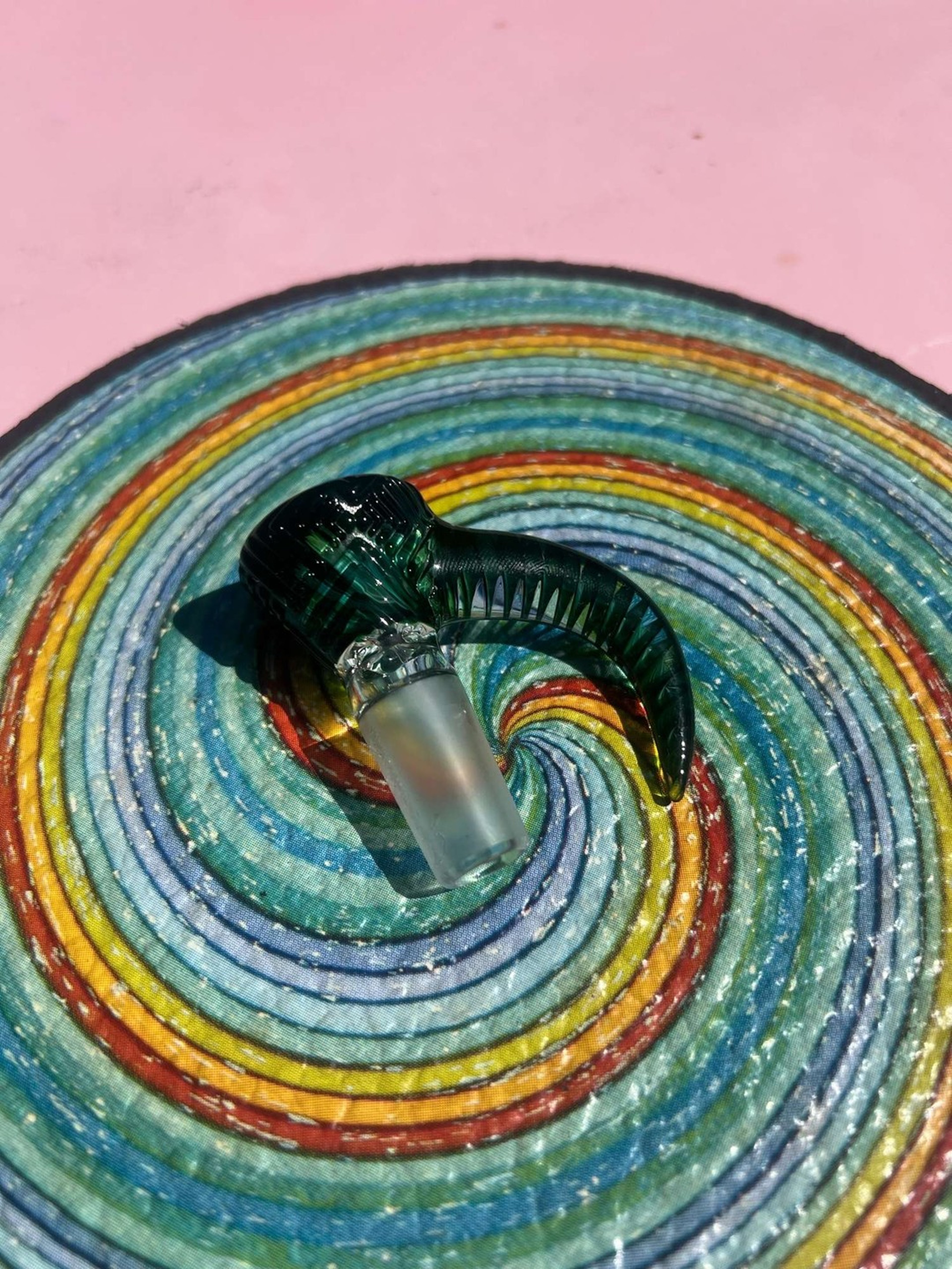 Preview pic of FA Flame Worked Green Money Sovereignty slide 