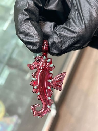 Preview pic of Gorgeous Liz Wright Seahorse Pendants