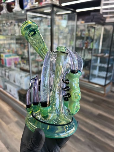 Preview pic of Hic Dogg Slain Dragon Vessel Egyptian Green/Nightshade Dichro