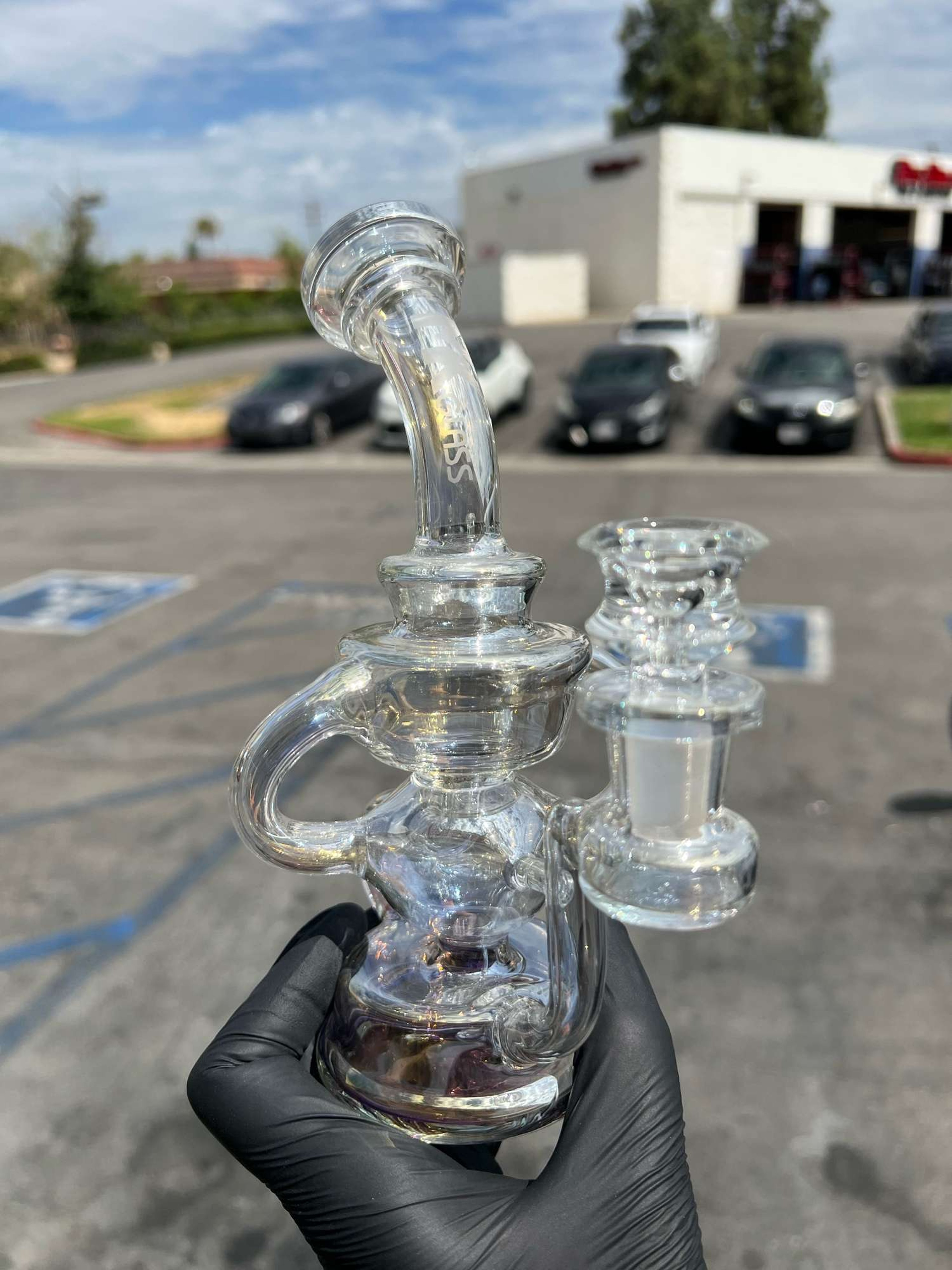 Electroplated Rig from MK100 Glass image 0
