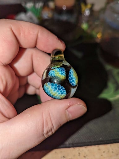 Preview pic of Multi Millie aqua comb pendy
