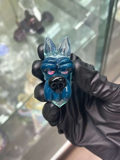 Preview pic of New Ryan Kane Wolf Head Pendant