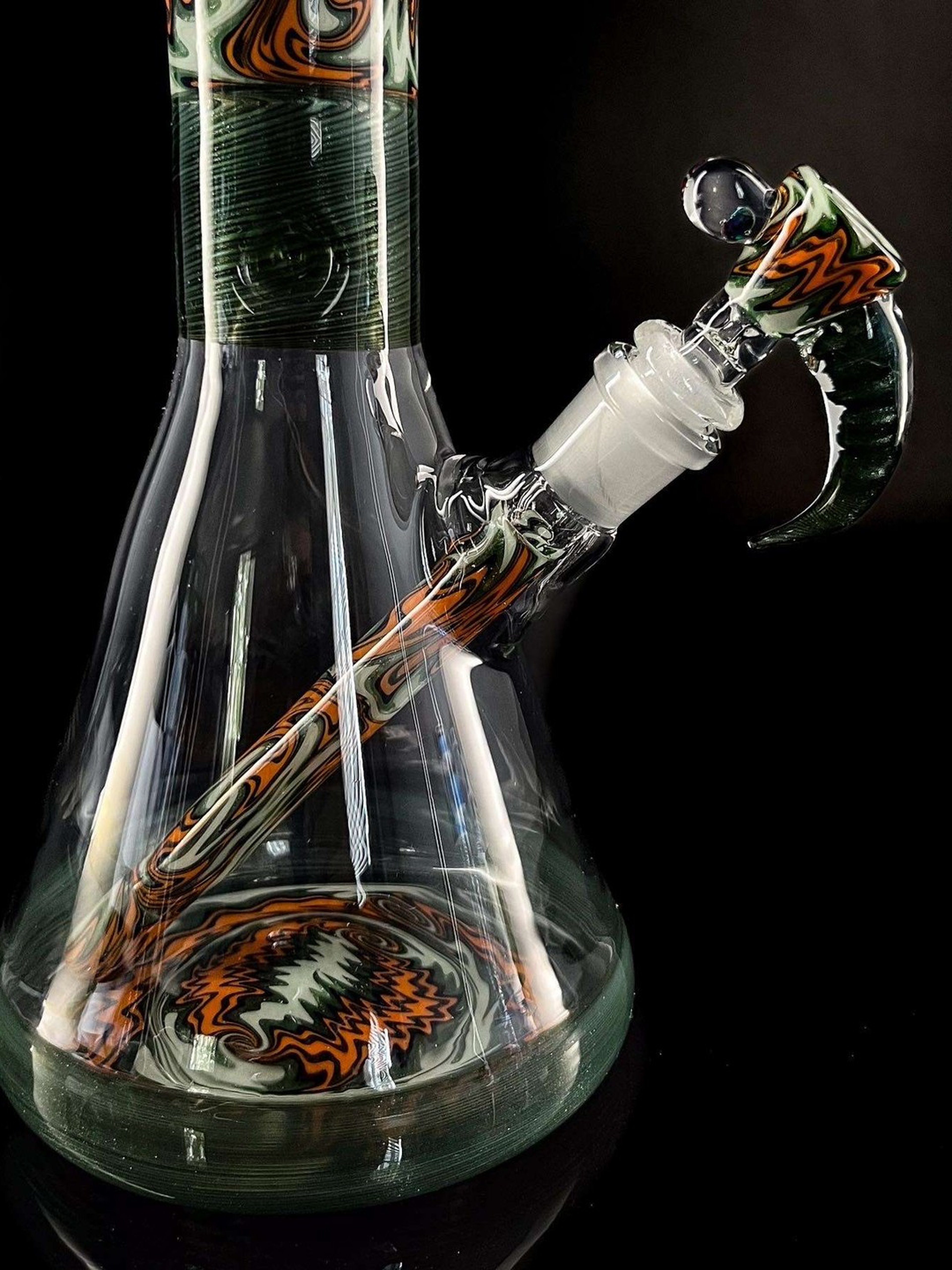 17” 45x5 worked beaker @jcglasswerkz IG image 0
