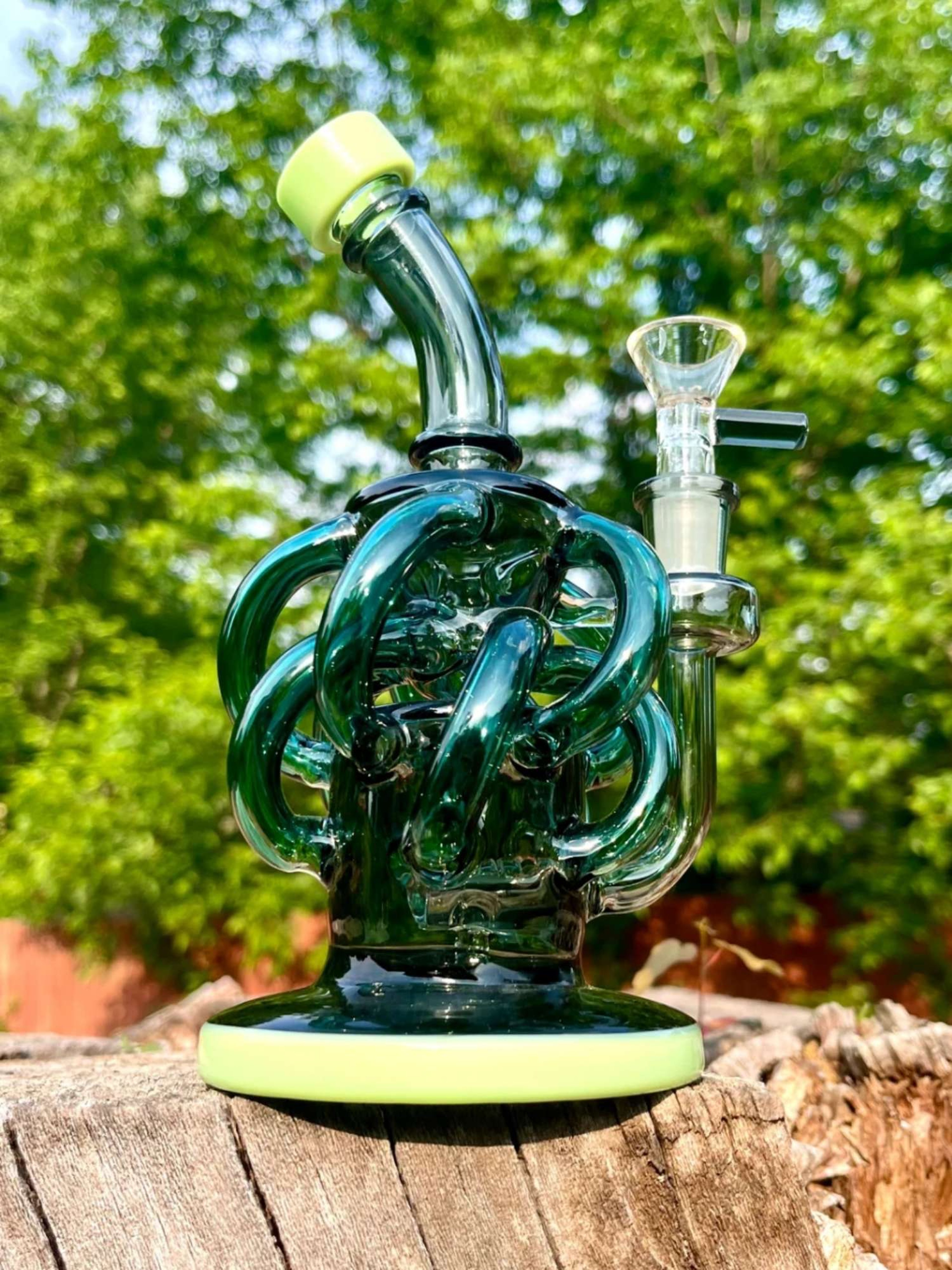 8″ Aleaf Scientific Recycle Rig image 0