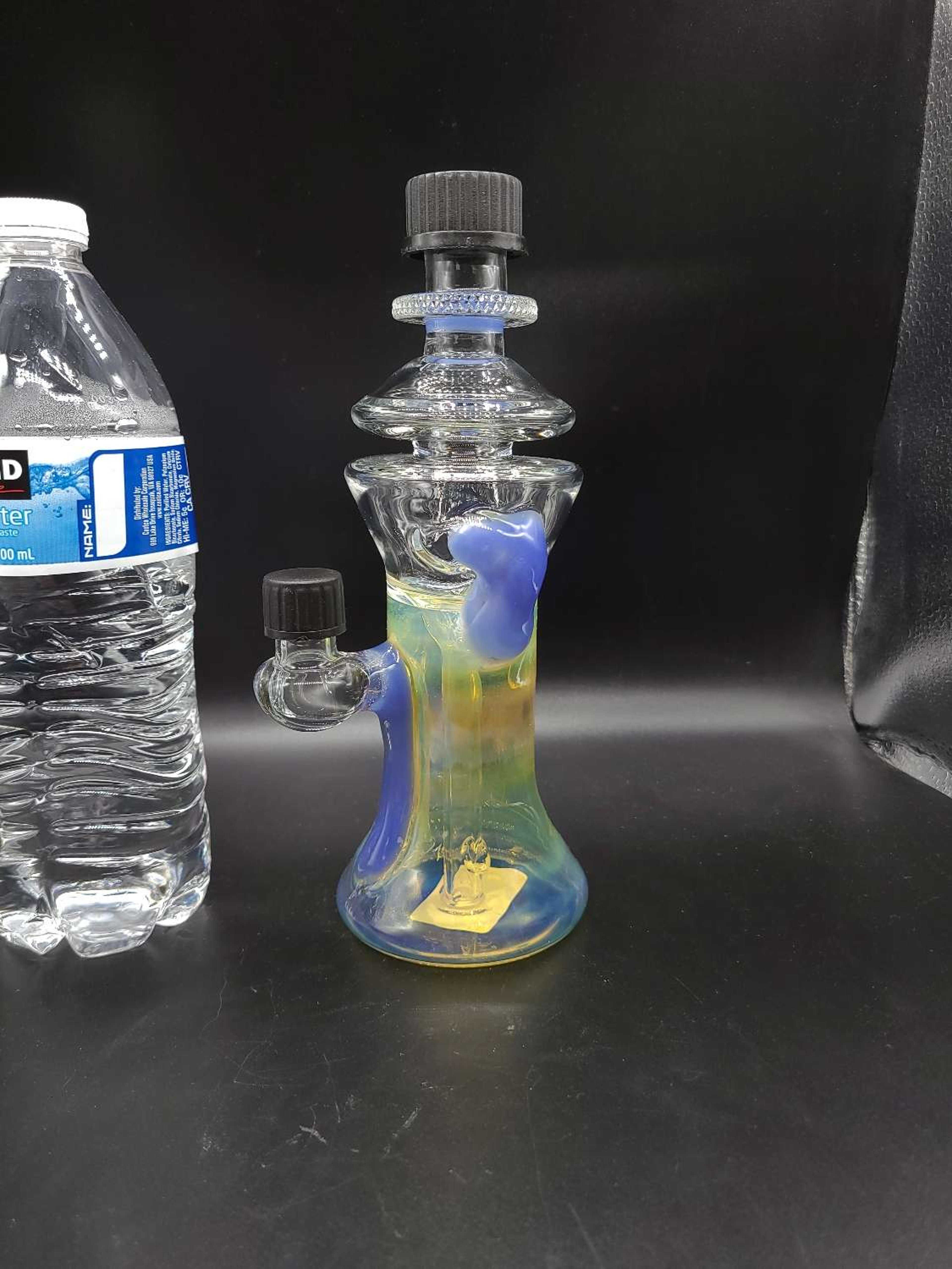 Nameless blue fumed bottle image 0