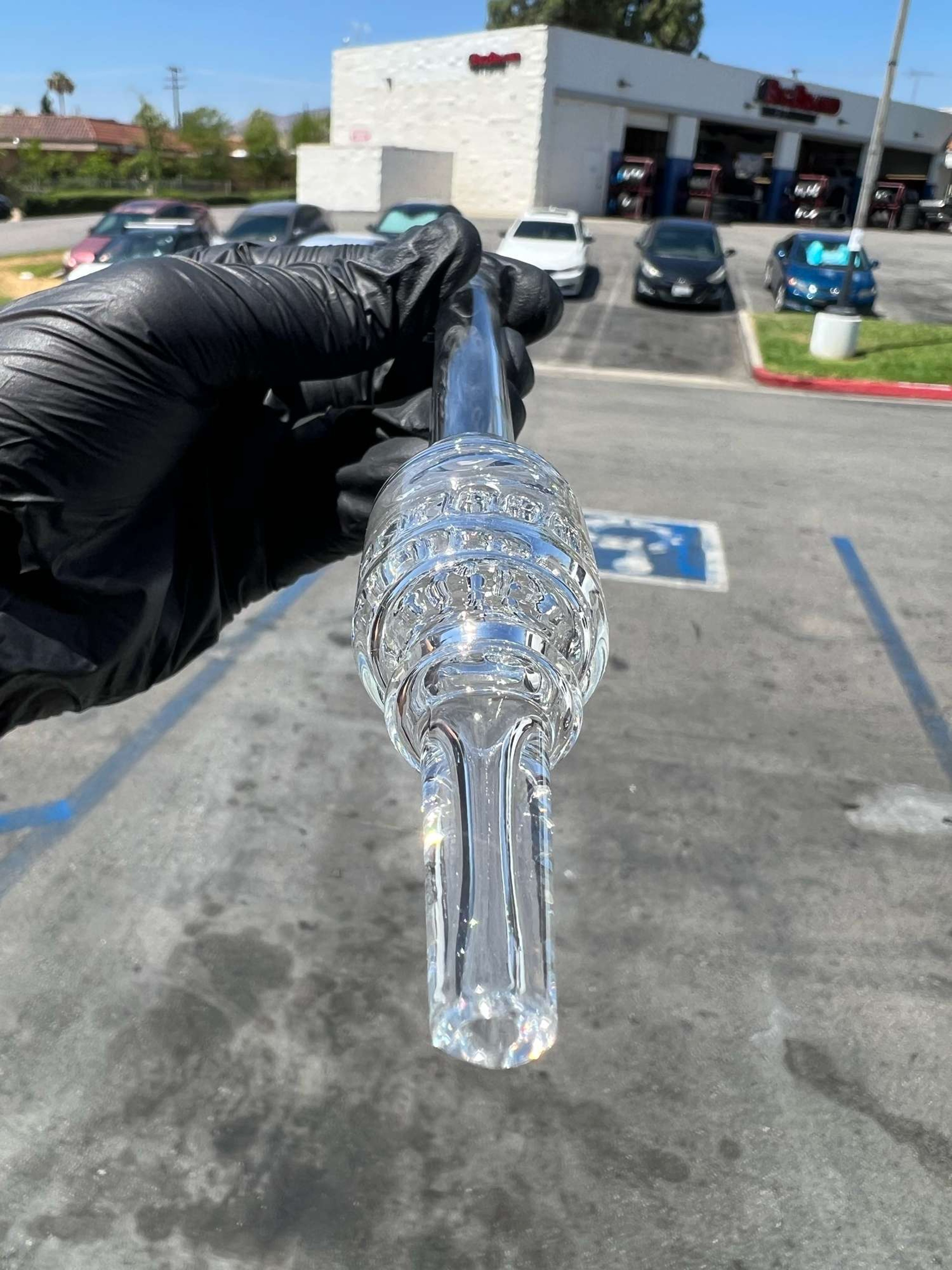 Clear Honeycomb Straw image 0