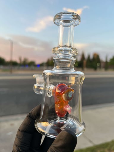 Preview pic of Fisk Glass Acid Monster Head Perc Tube