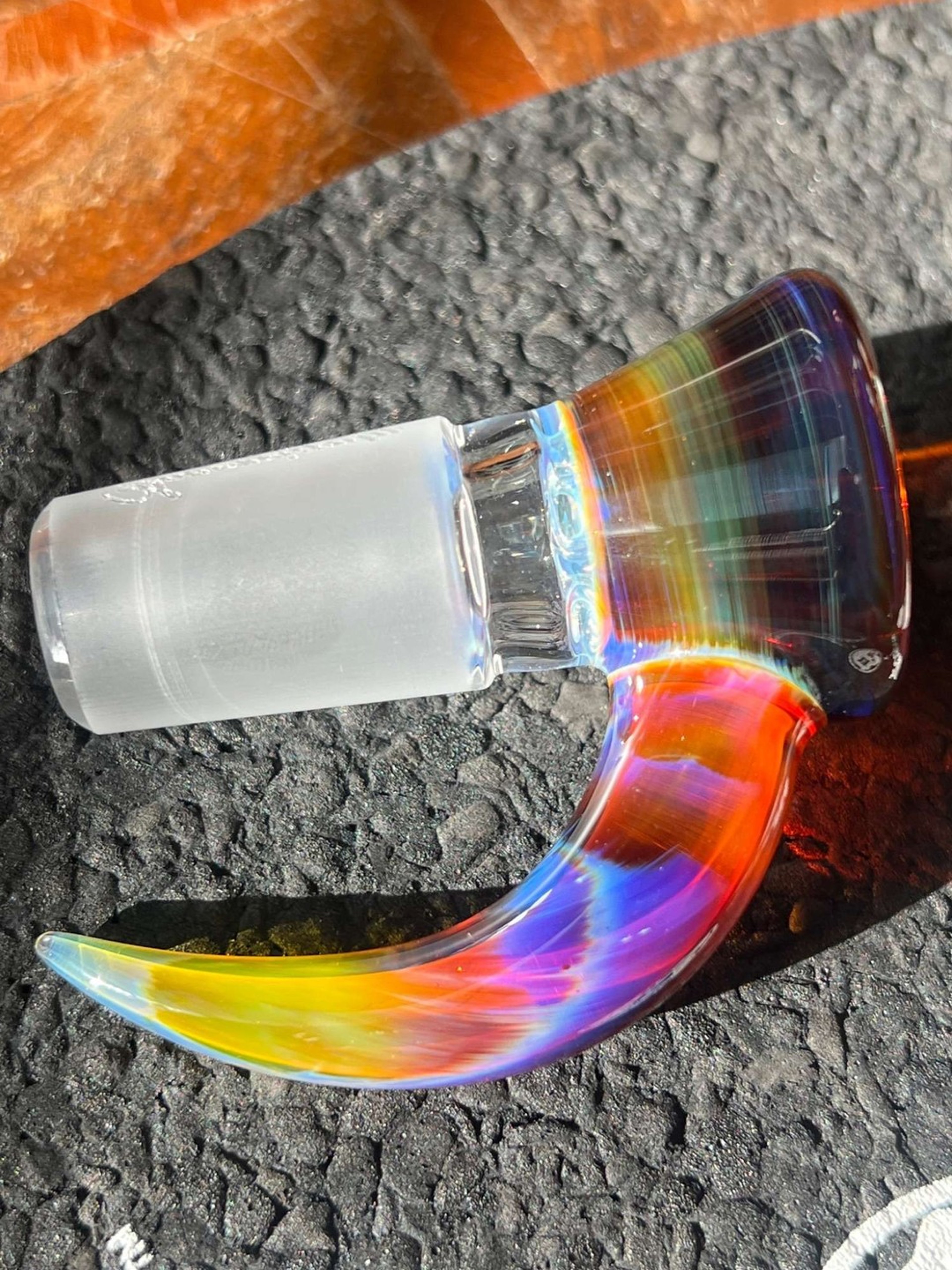 FA AMBER PURPLE SOVEREIGNTY GLASS SLIDE image 0