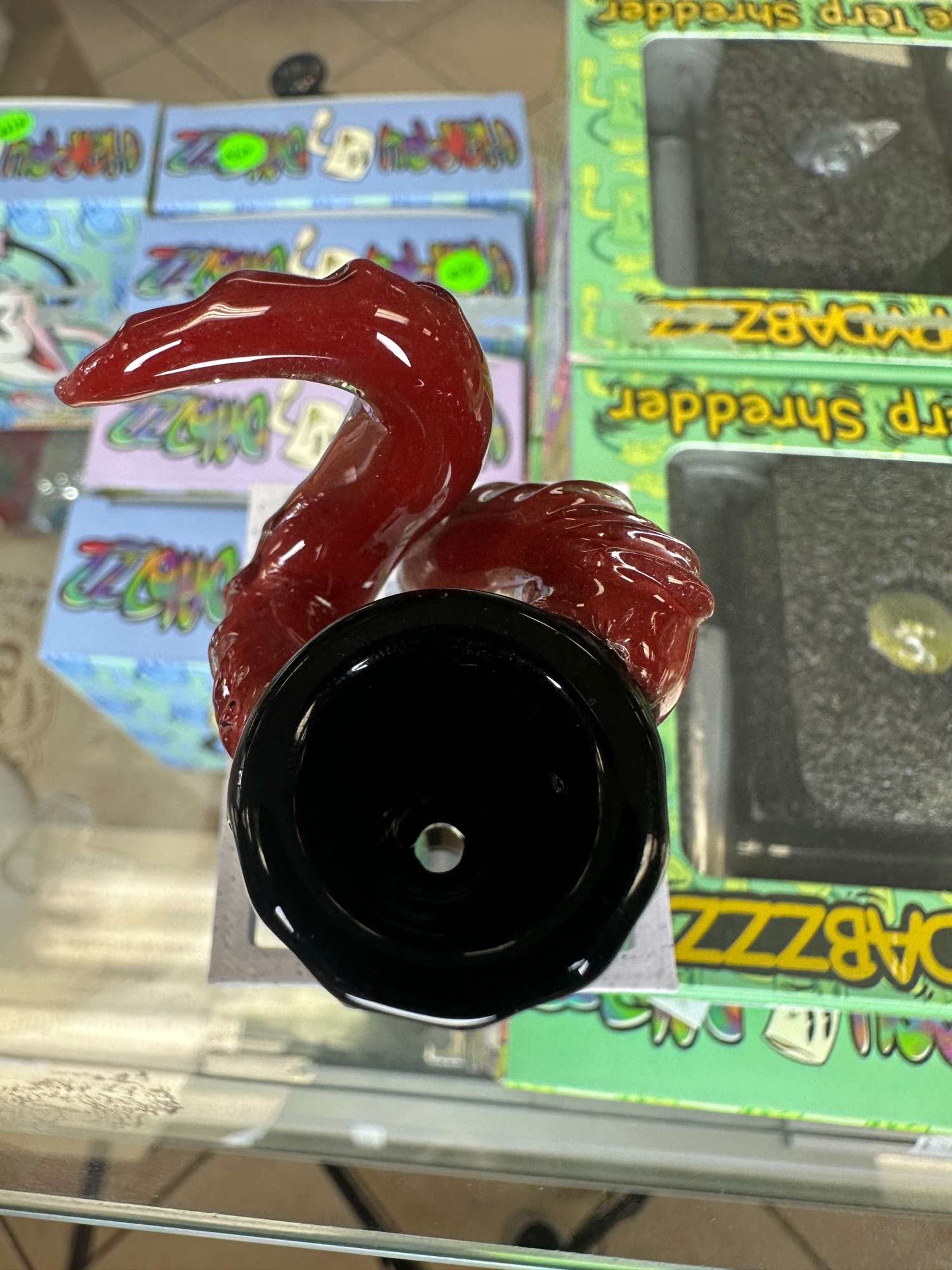 Double horned Slide(black/red) image 0