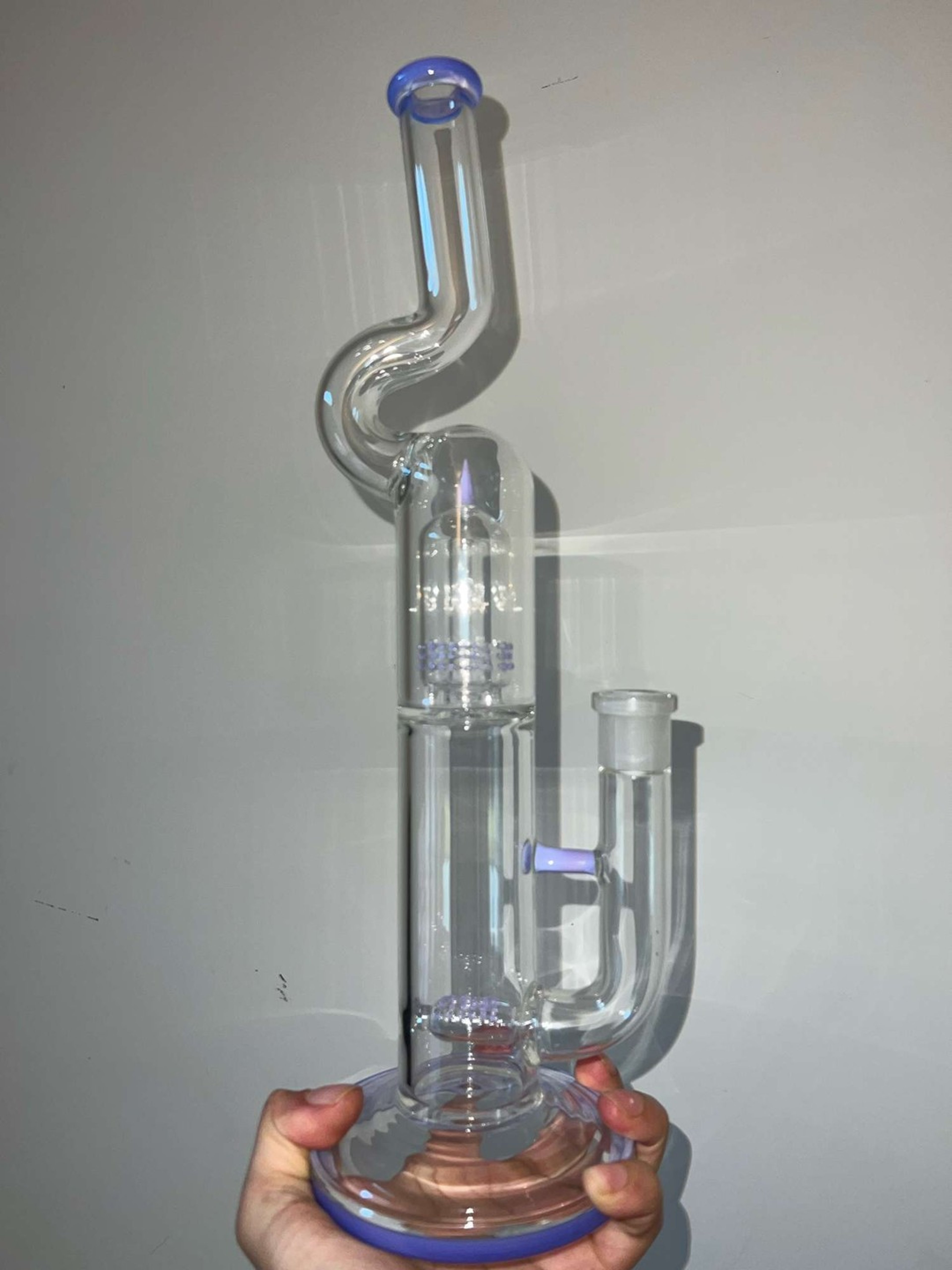 Greek Glass Slime Purple Natty Neck Griddome image 0