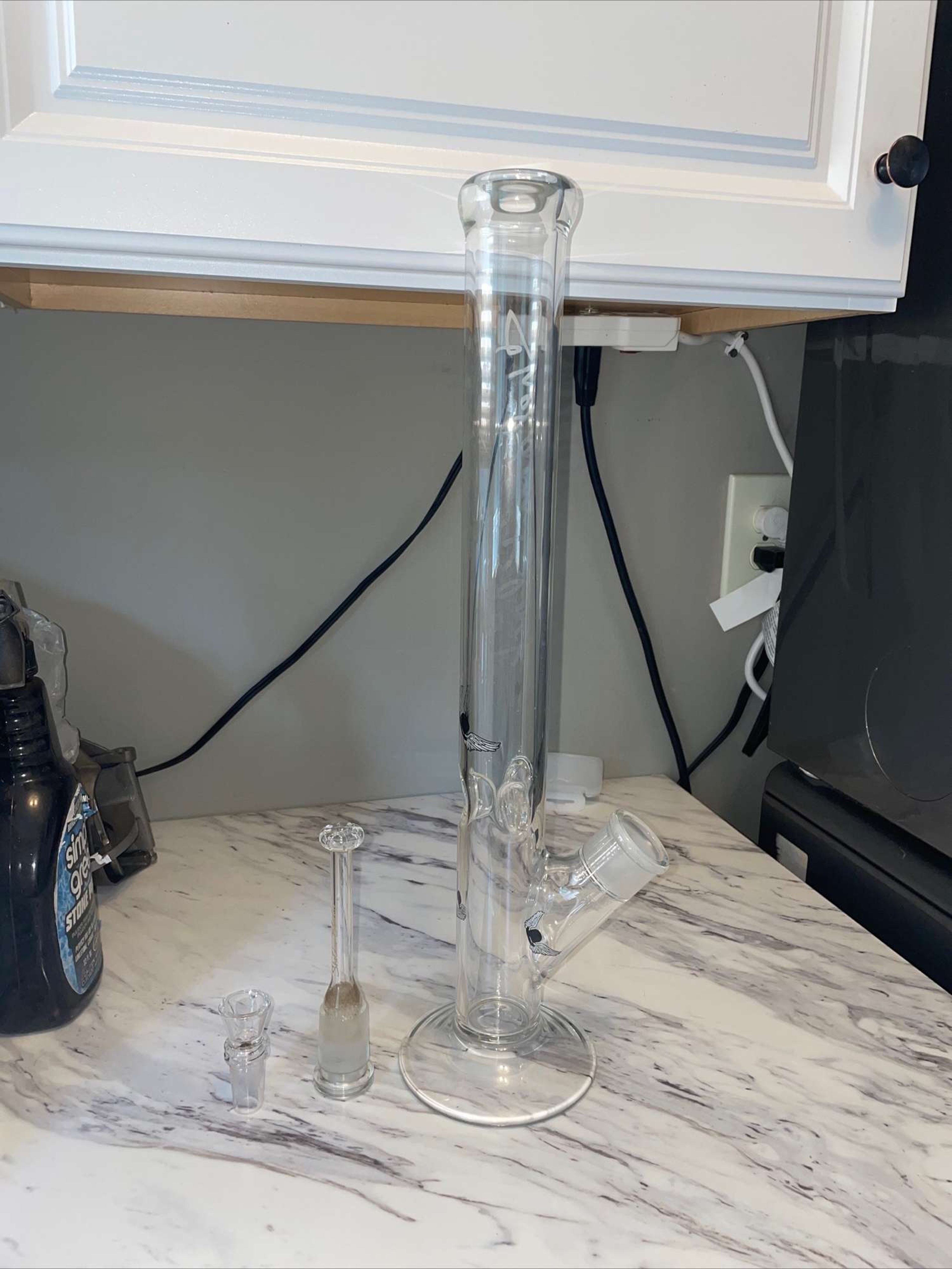19 inch Sheldon black straight tube image 0