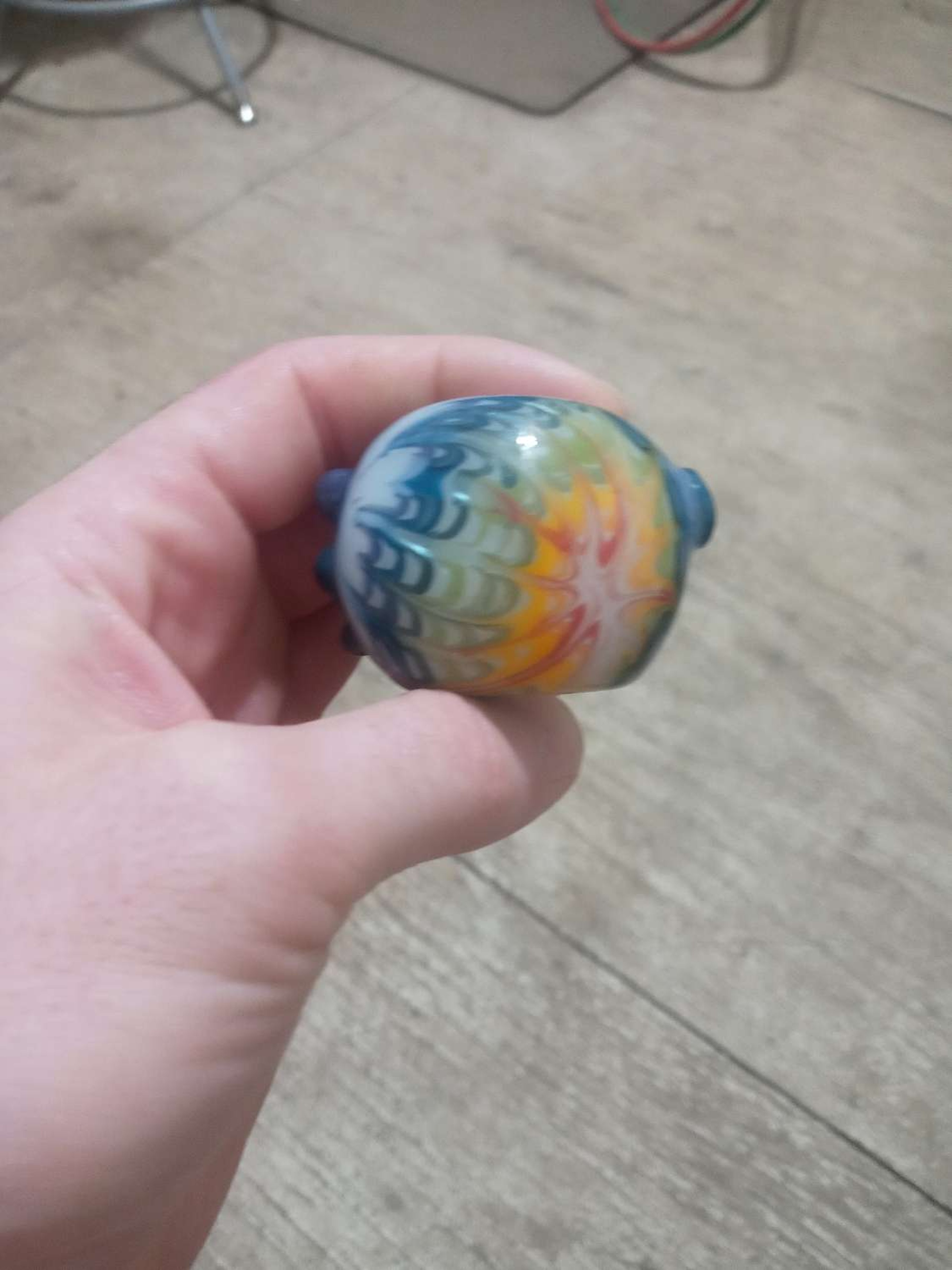 Preview pic of Tye dye hand pipe