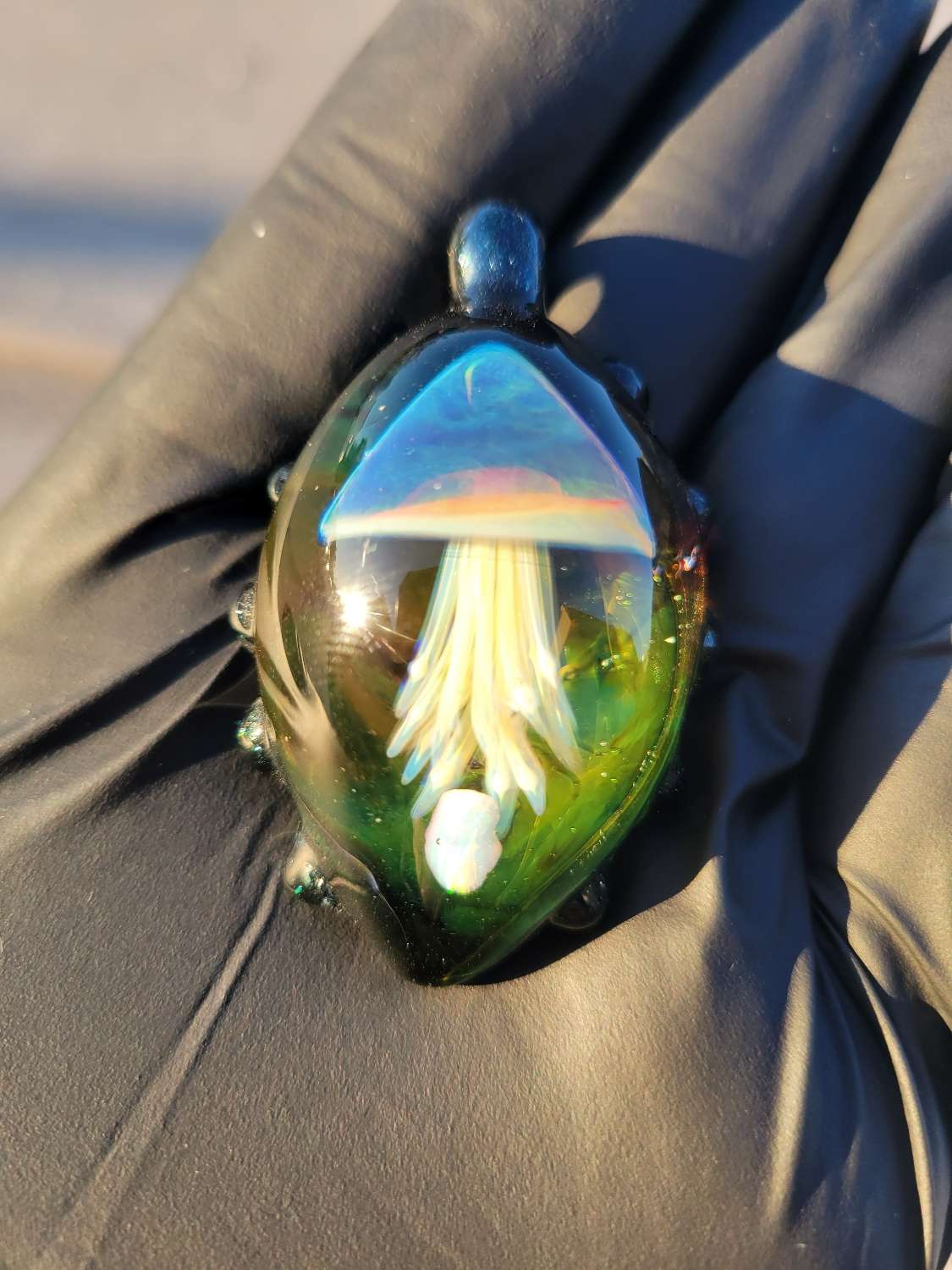 Alex Garvie Fumed Jellyfish Pendant image 0