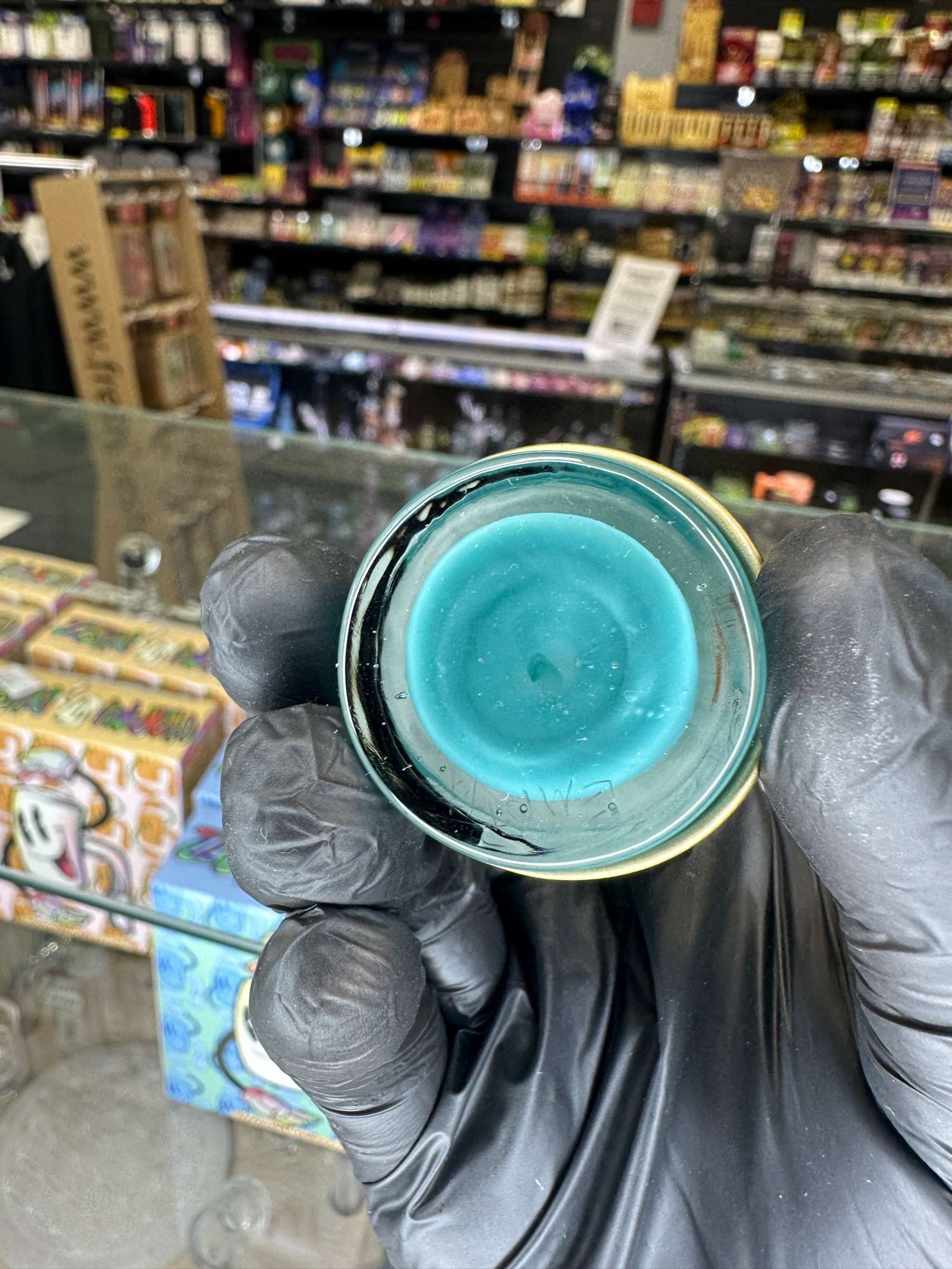 Empty1 Glass jars(blue) image 0