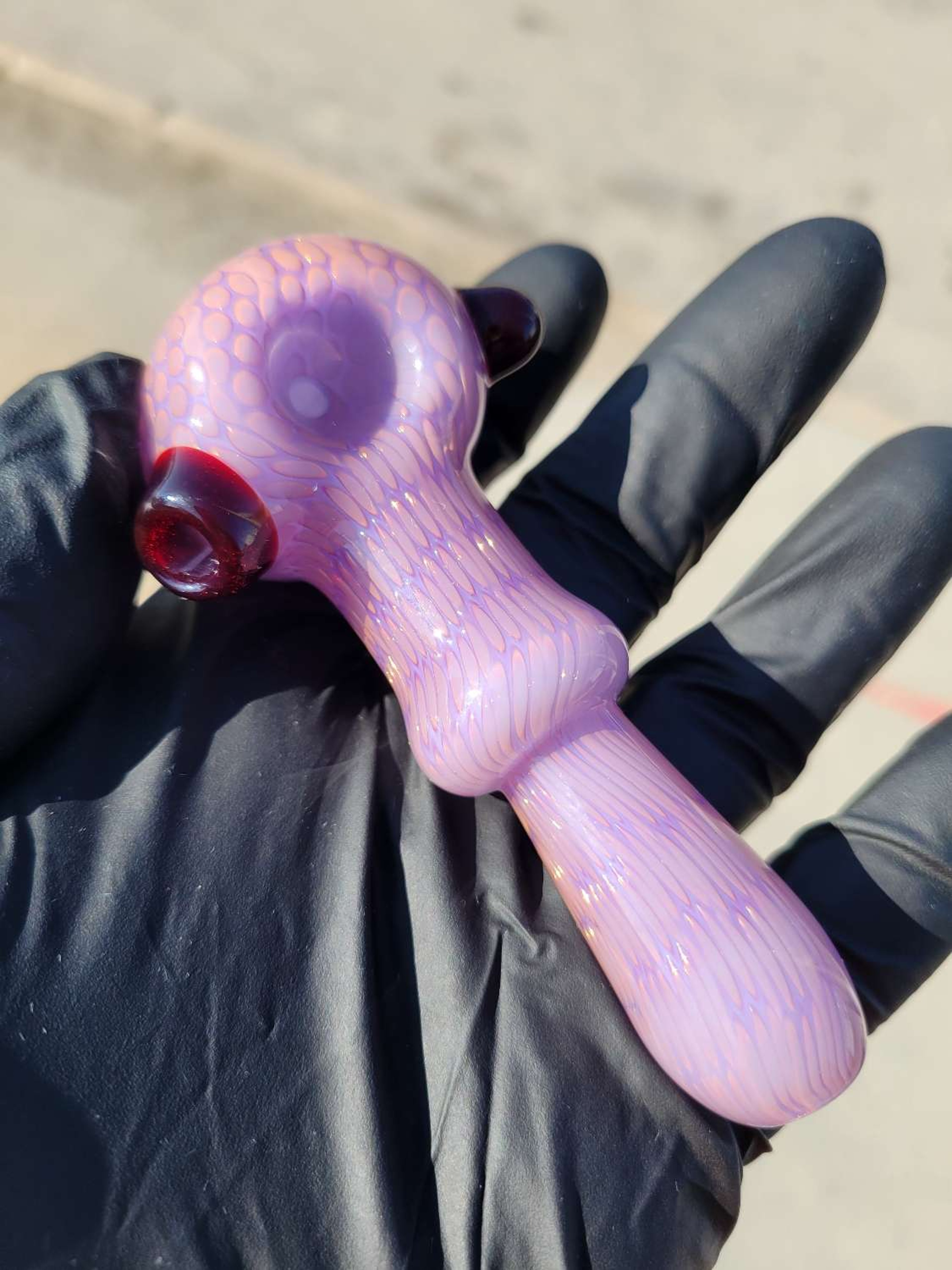 Firekist Glass Snakeskin Spoon Small image 0