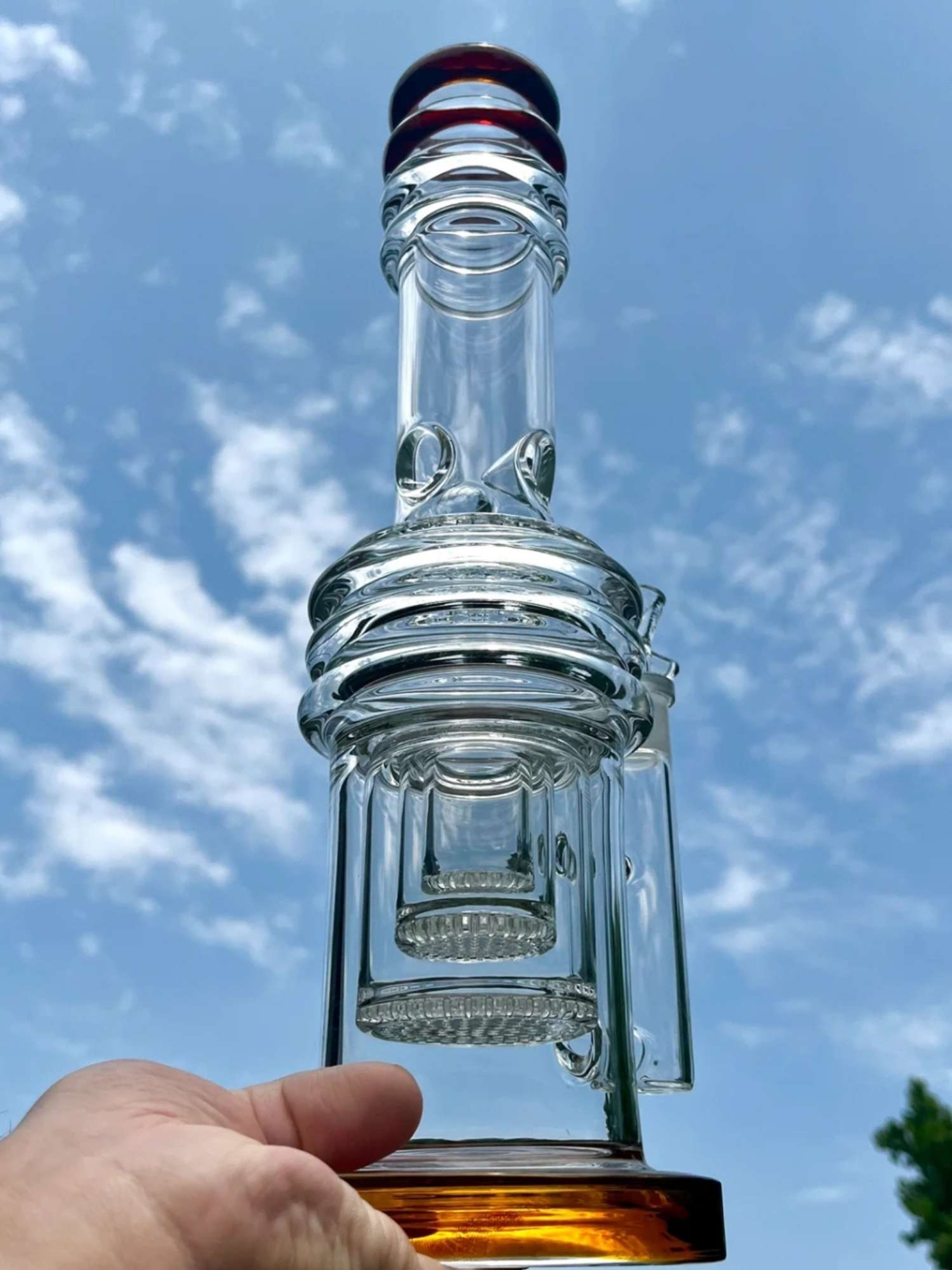 Preview pic of Triple Honeycomb Bong