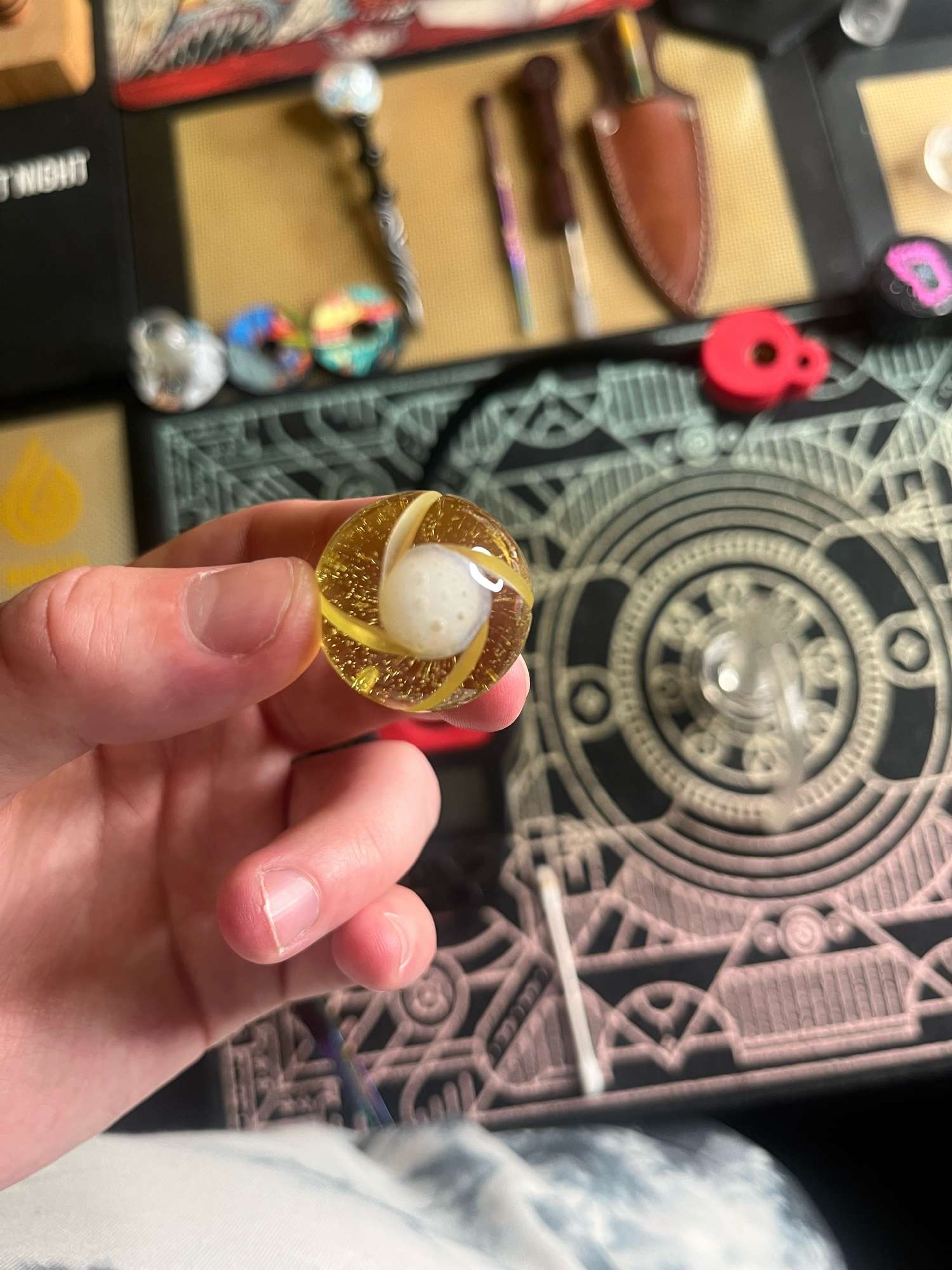Preview pic of Terp Sphere marble/spinner cap