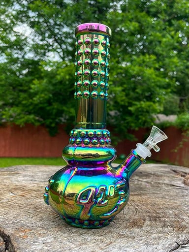 Preview pic of 8" Metallic 420 Glass Rig 