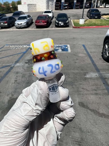 Preview pic of Happy 420 IC glass slide