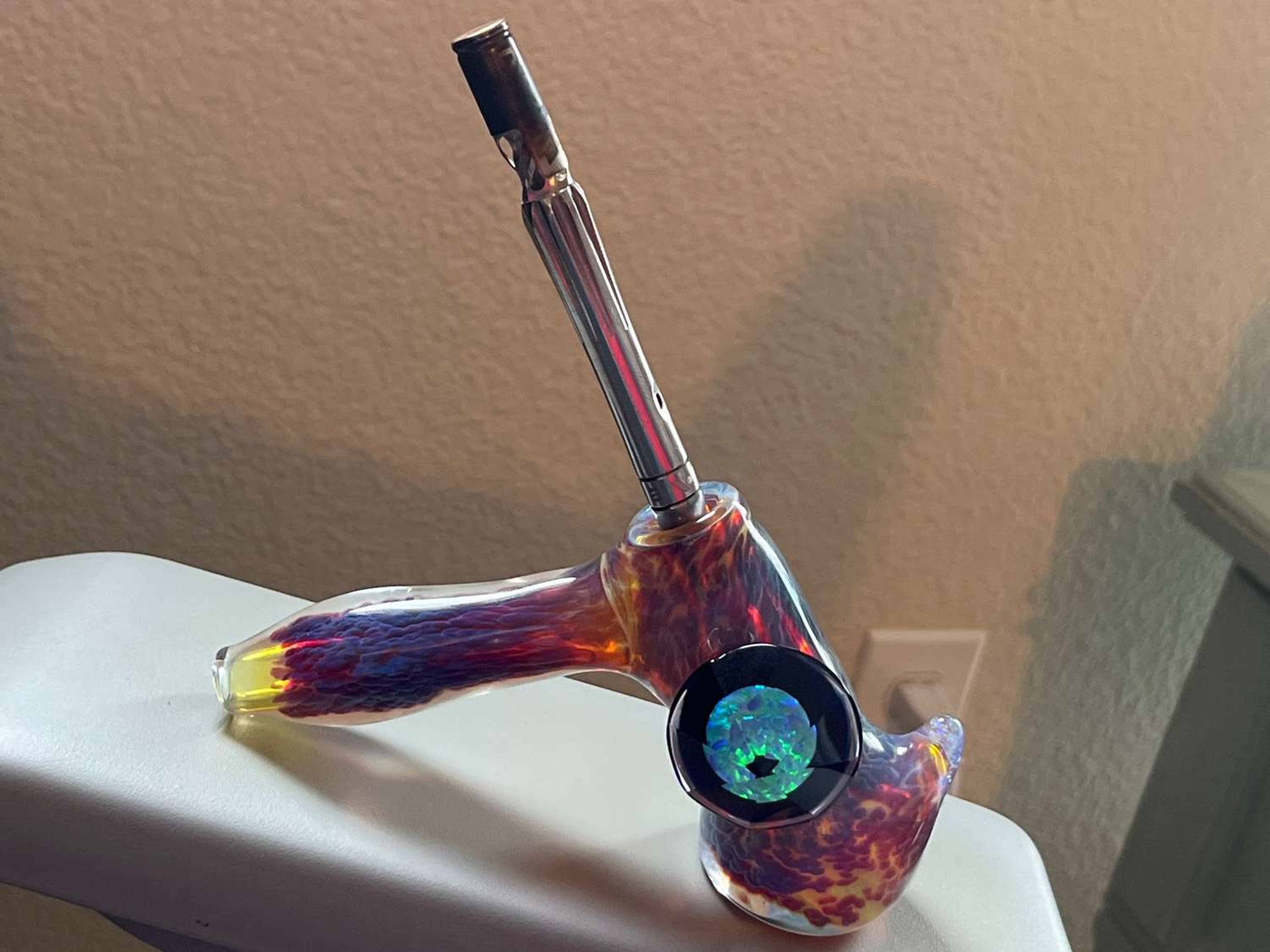 Purple Nebula Fumed Drop Hammer image 0