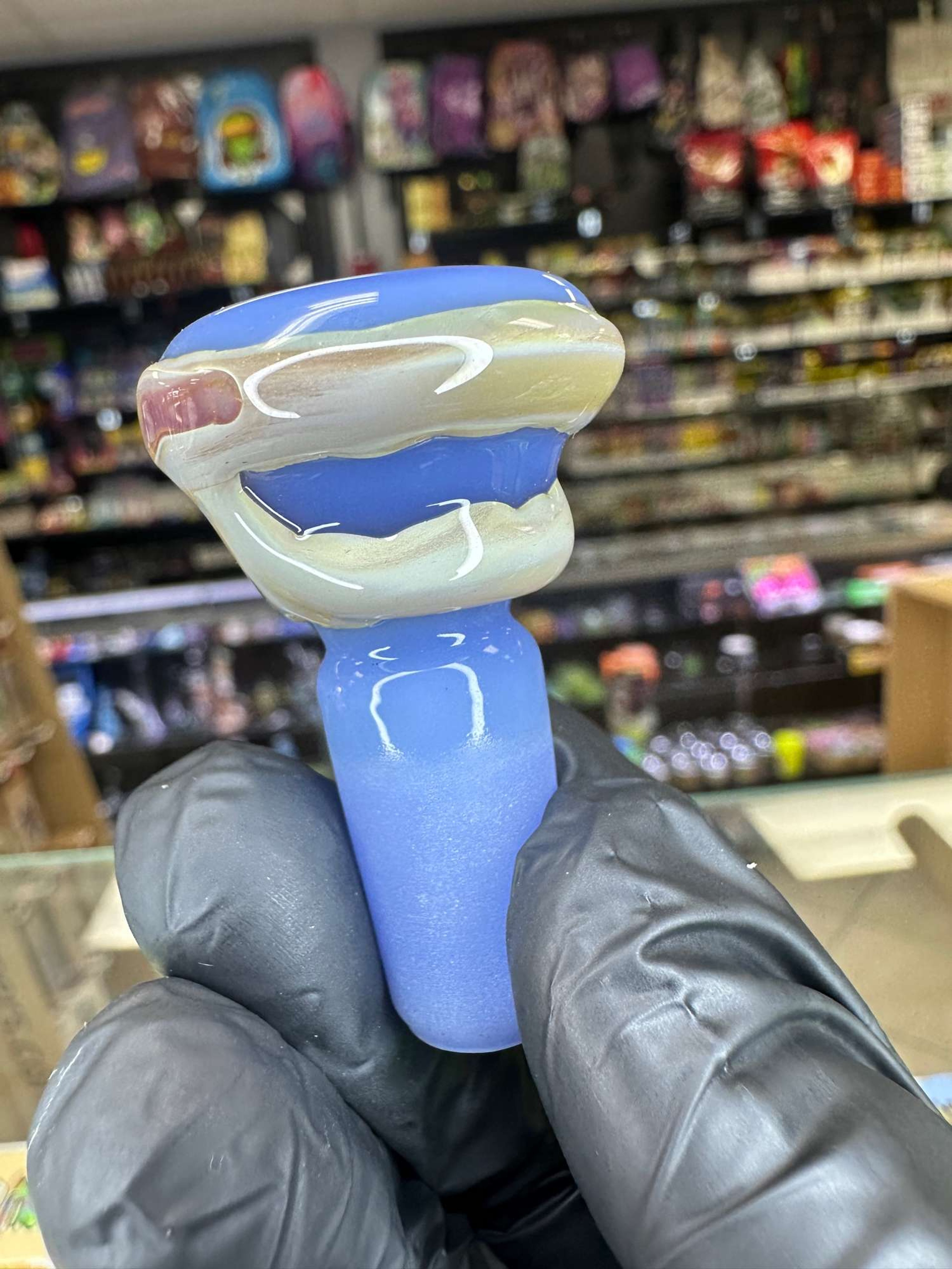 IDab Glass 14mm blue slide image 0