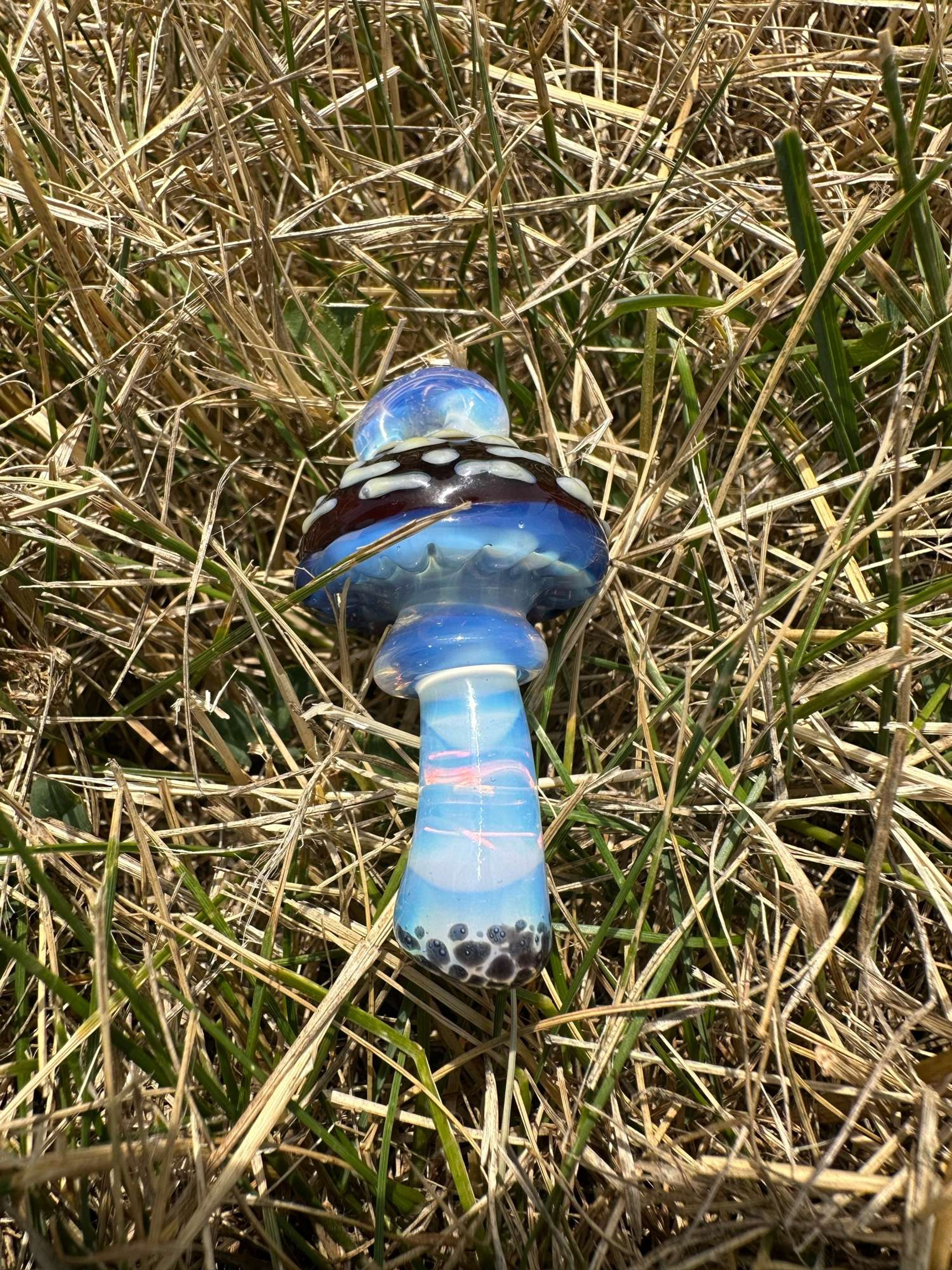 Brand New Diligent_Glass Amanita Pendant image 0