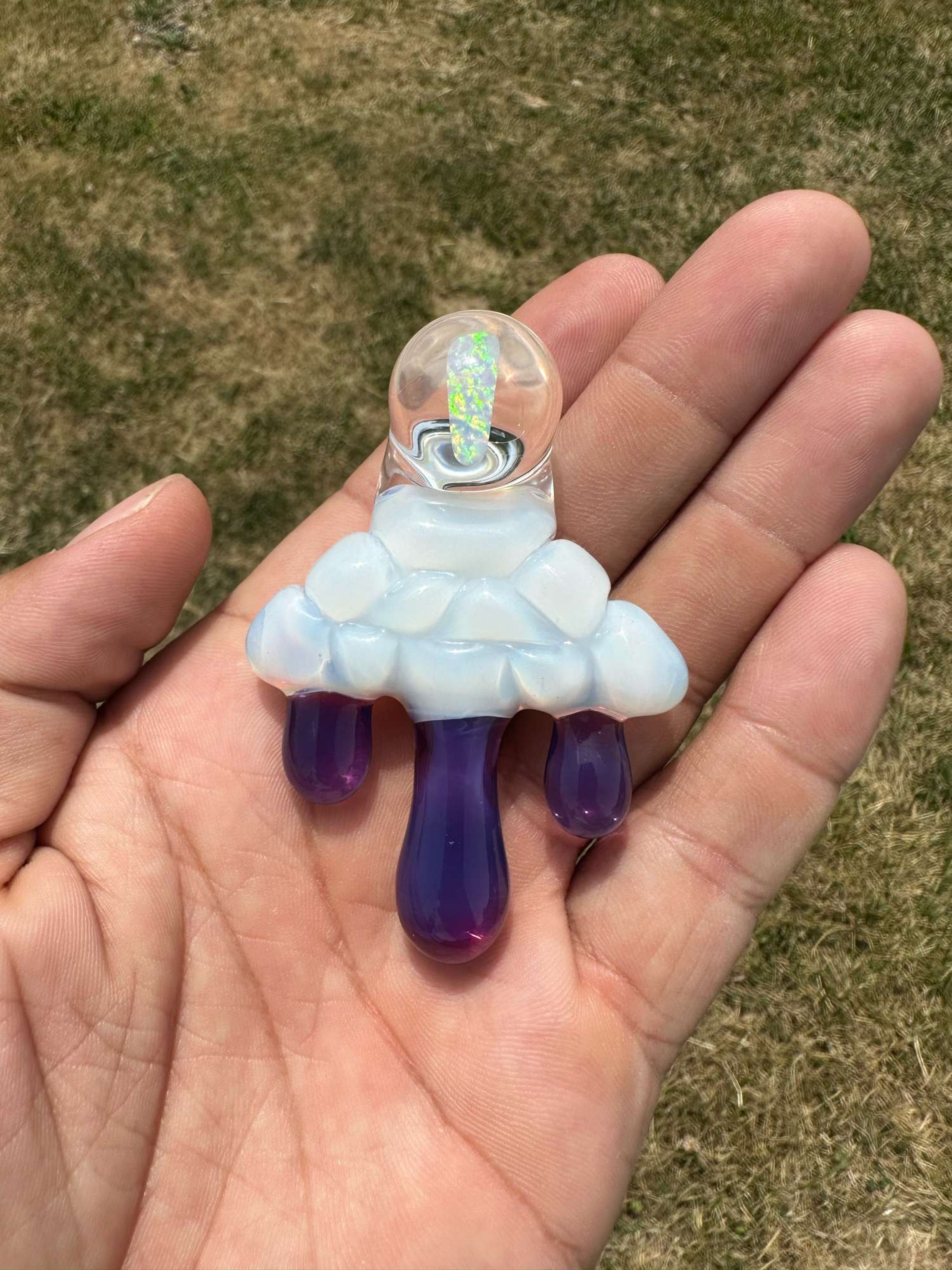 Brand New Diligent_Glass Opal Cloud Pendant image 0