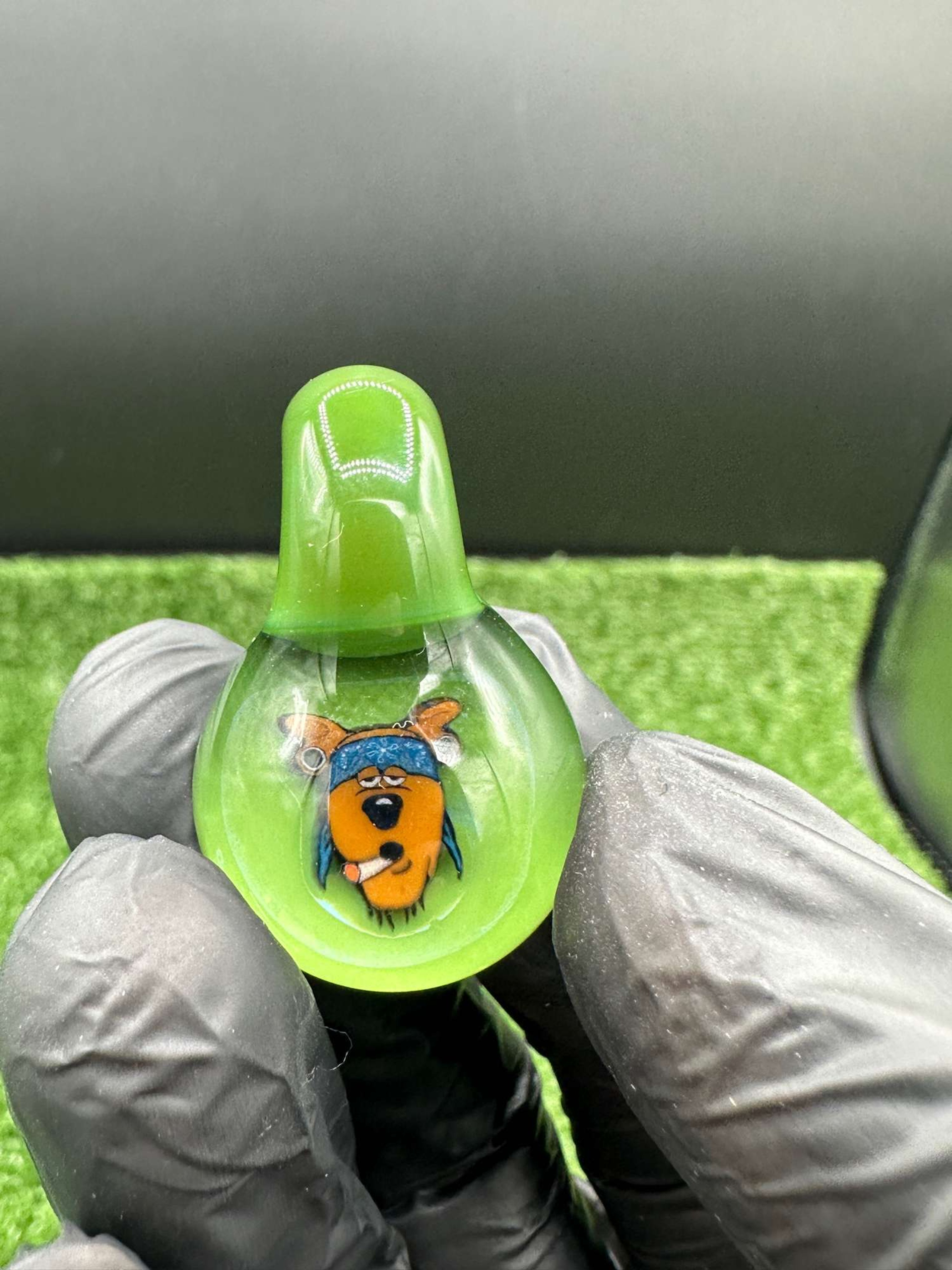 Keys Glass Green Scooby Doo Pendant image 0