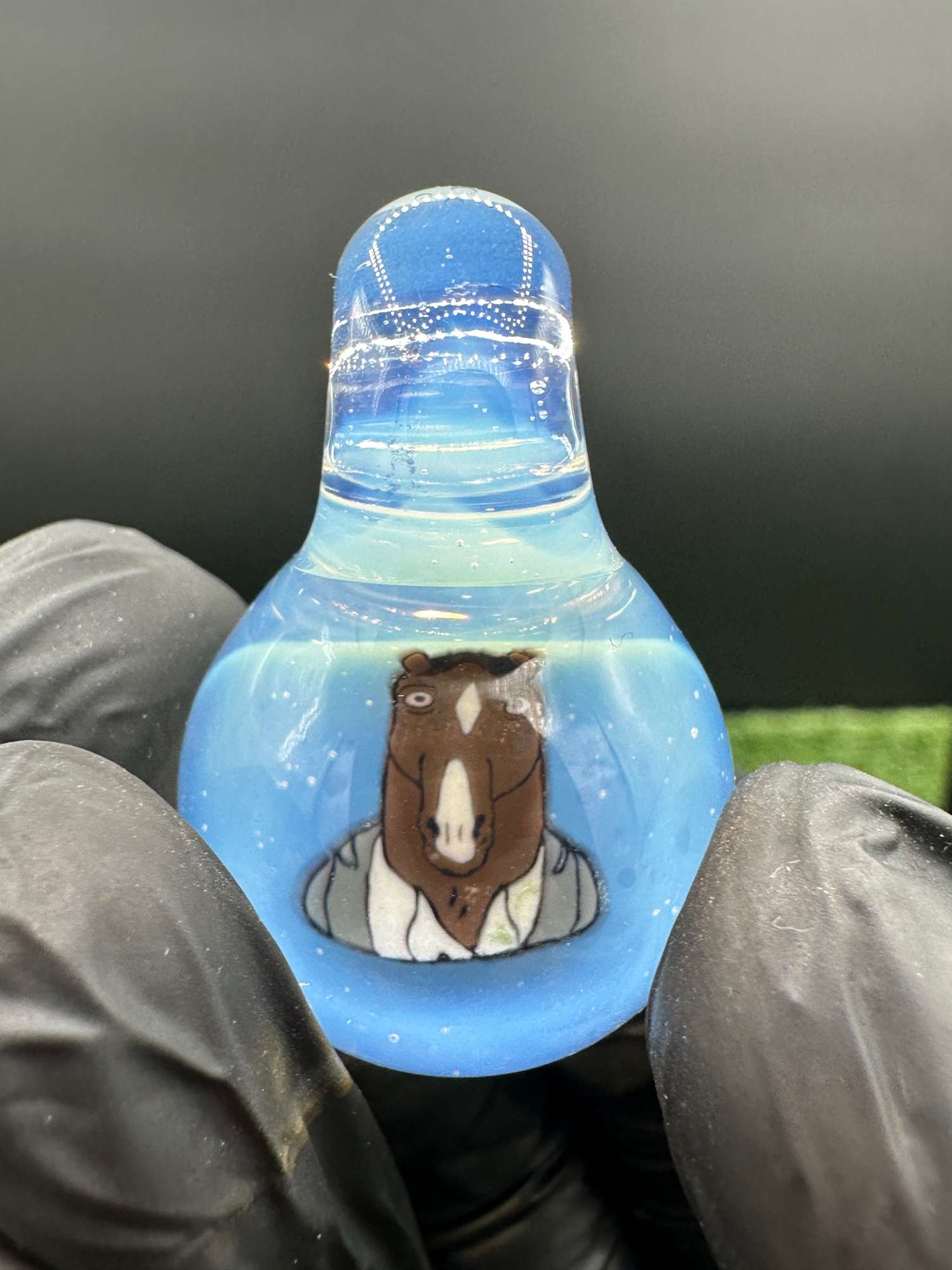 Keys Glass Bojack Horse Pendant image 0